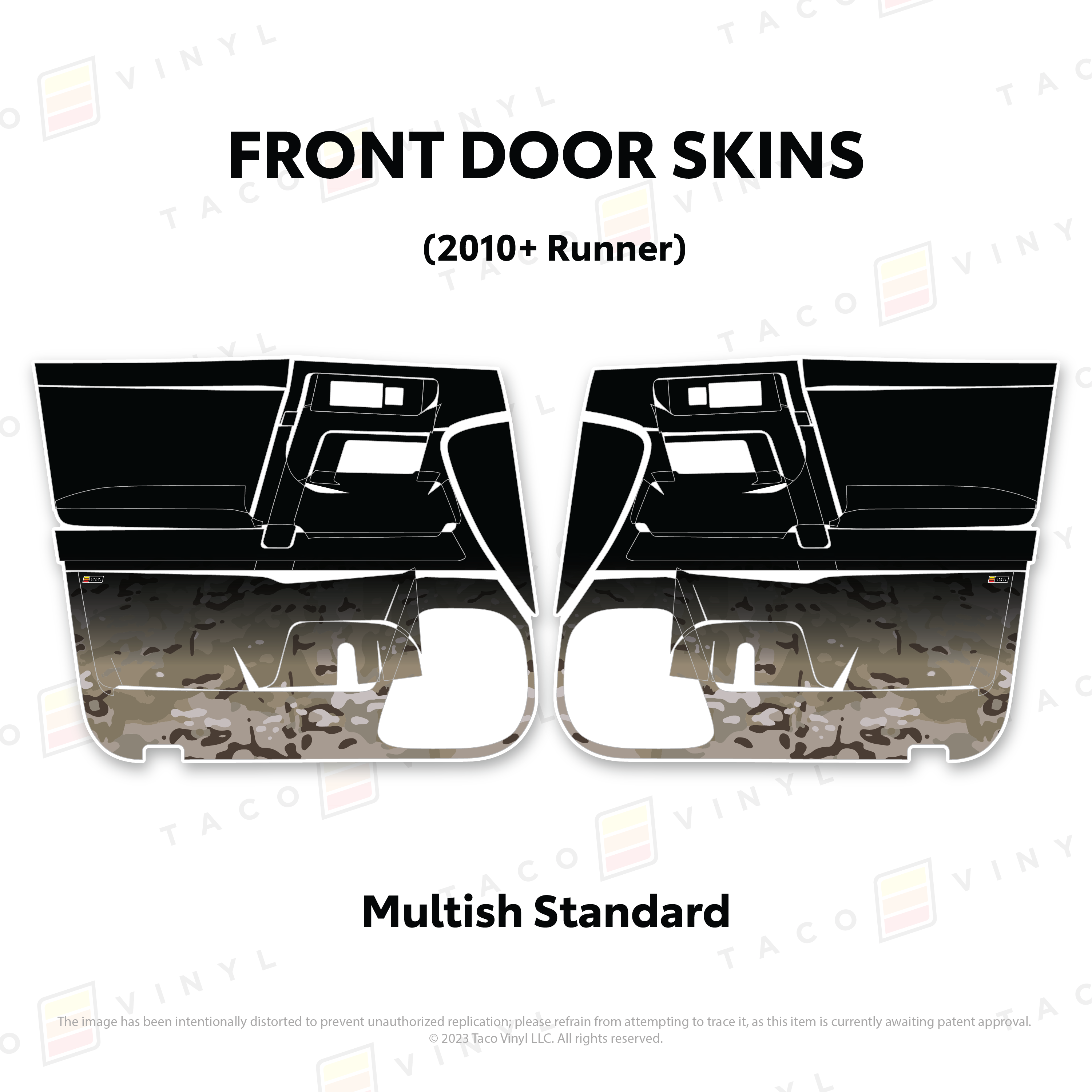 2010-24  Door Skins For 4Runner