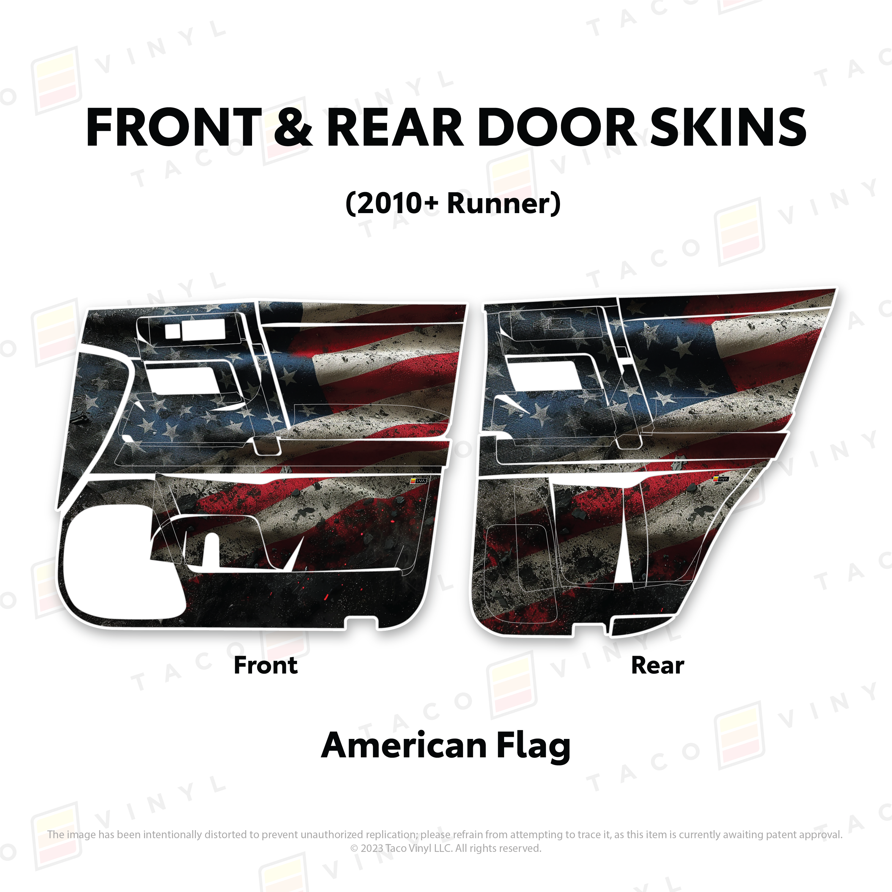 2010-24  Door Skins For 4Runner