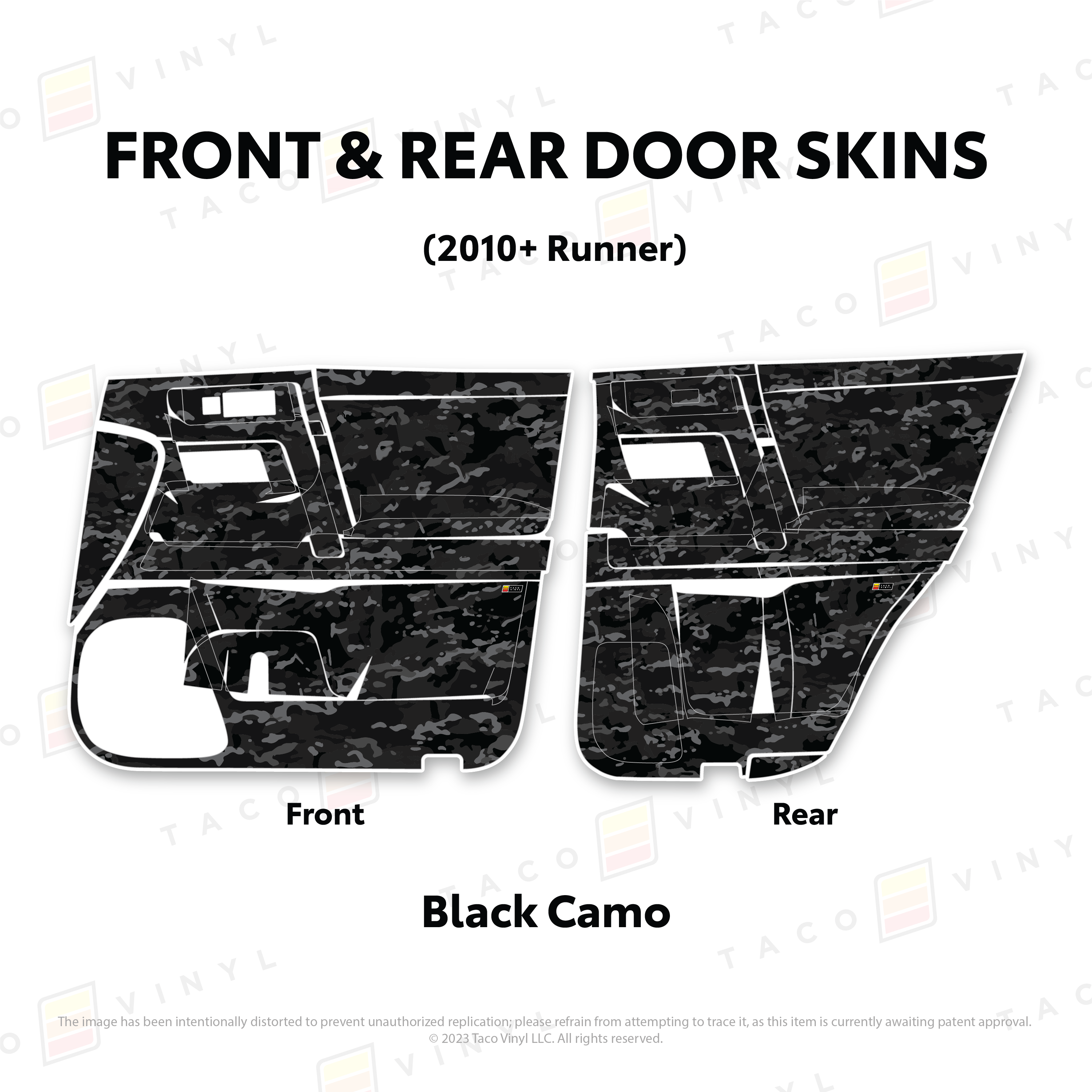 2010-24  Door Skins For 4Runner