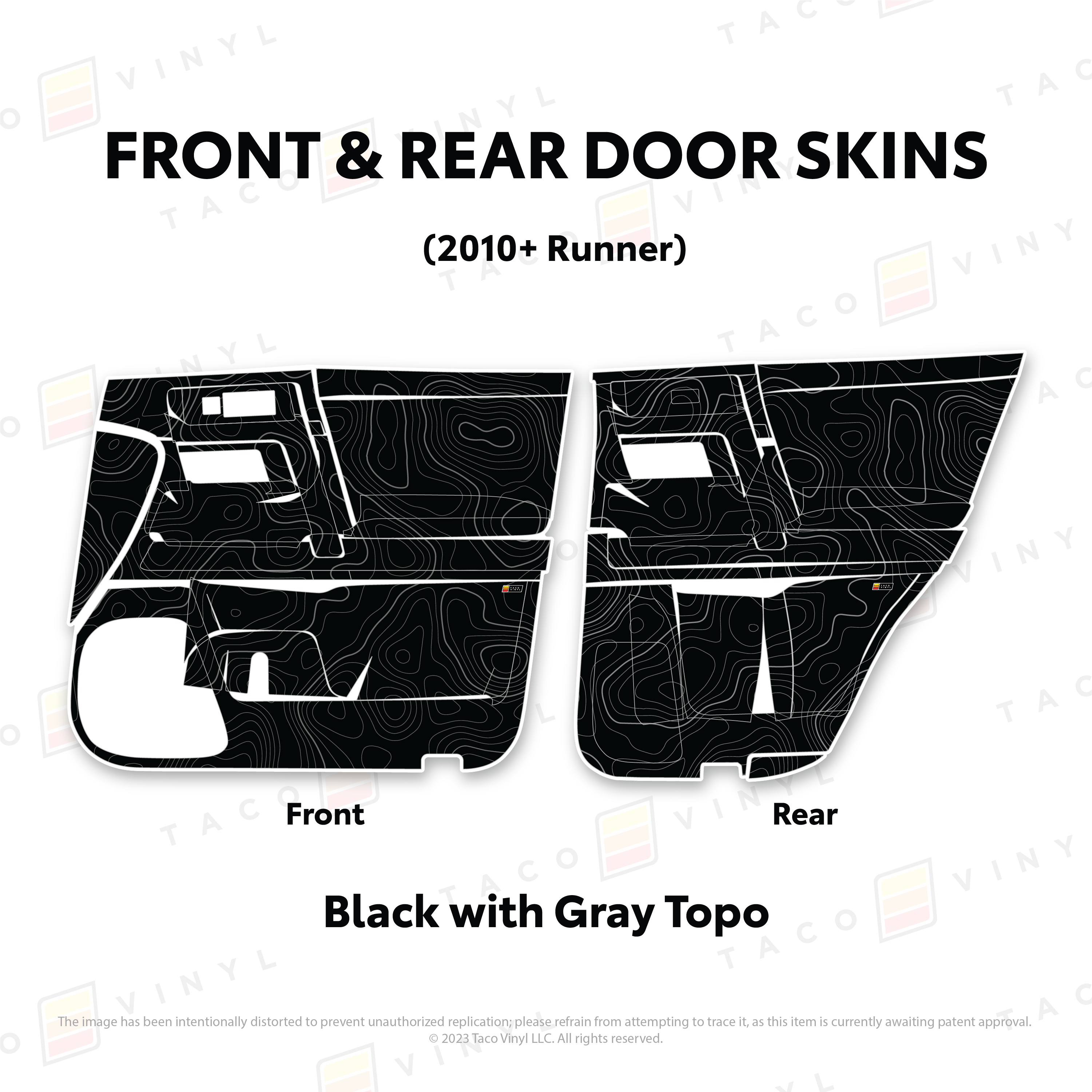 2010-24  Door Skins For 4Runner