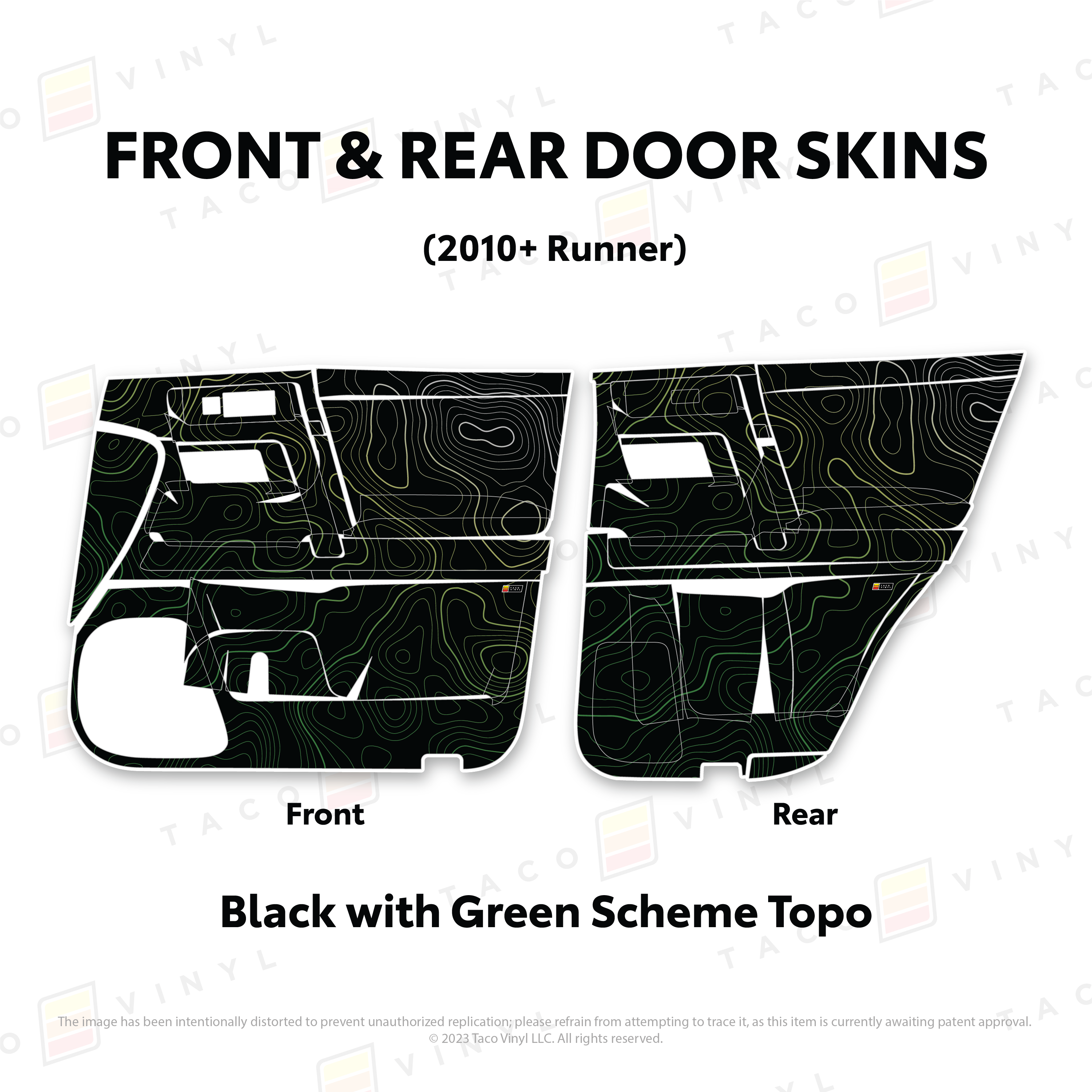 2010-24  Door Skins For 4Runner