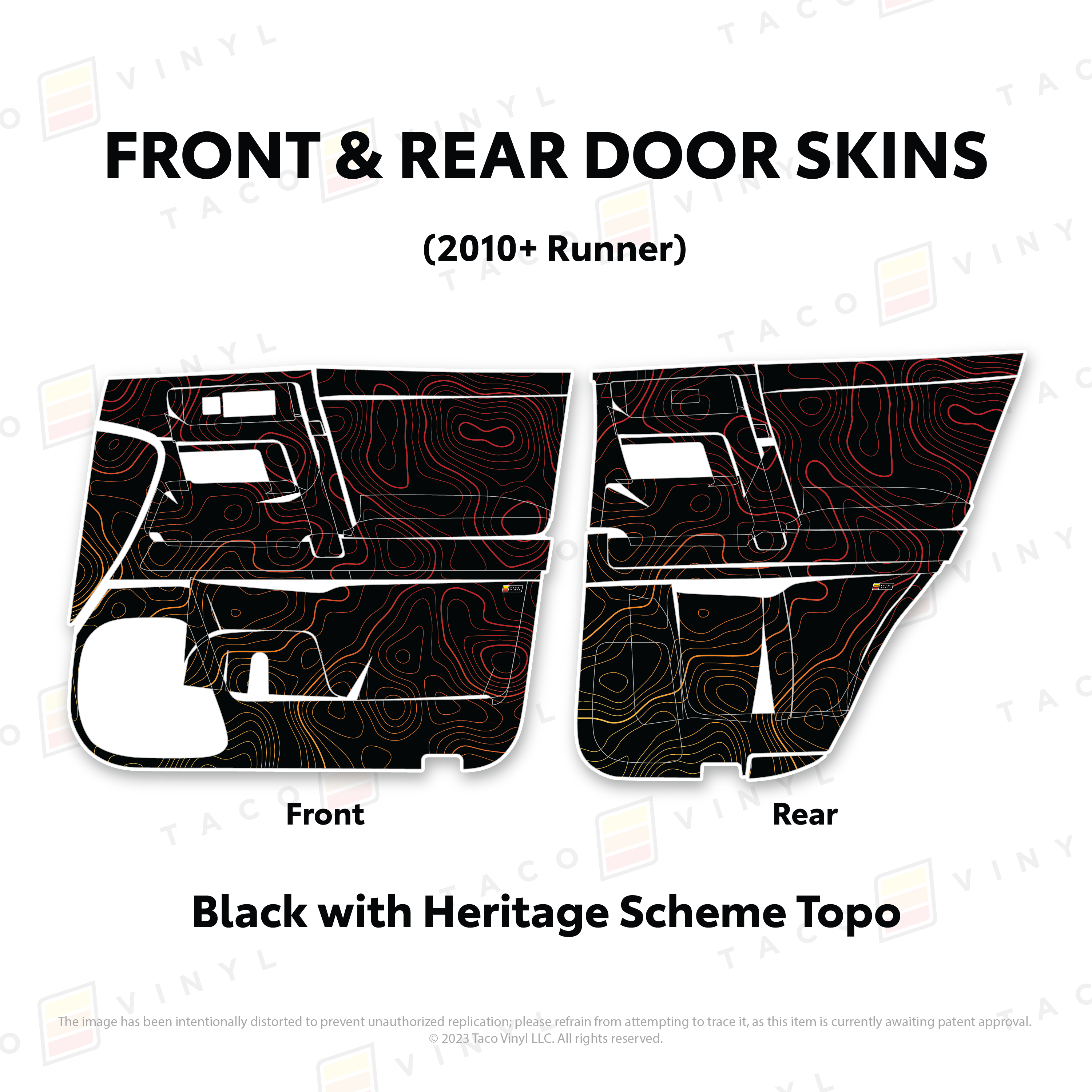 2010-24  Door Skins For 4Runner