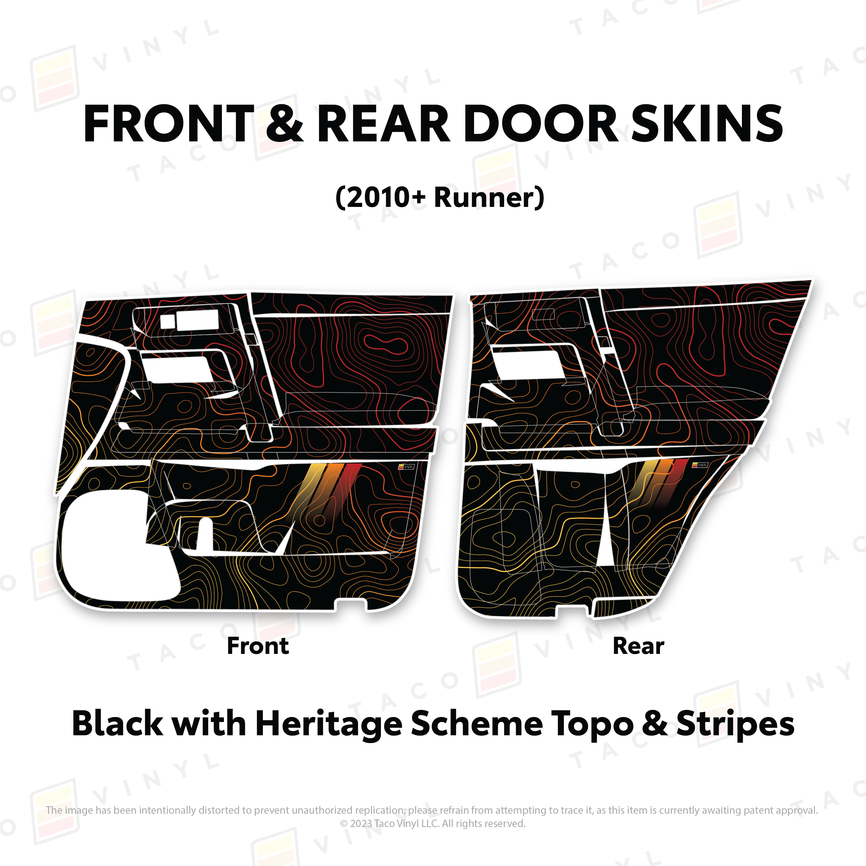 2010-24  Door Skins For 4Runner