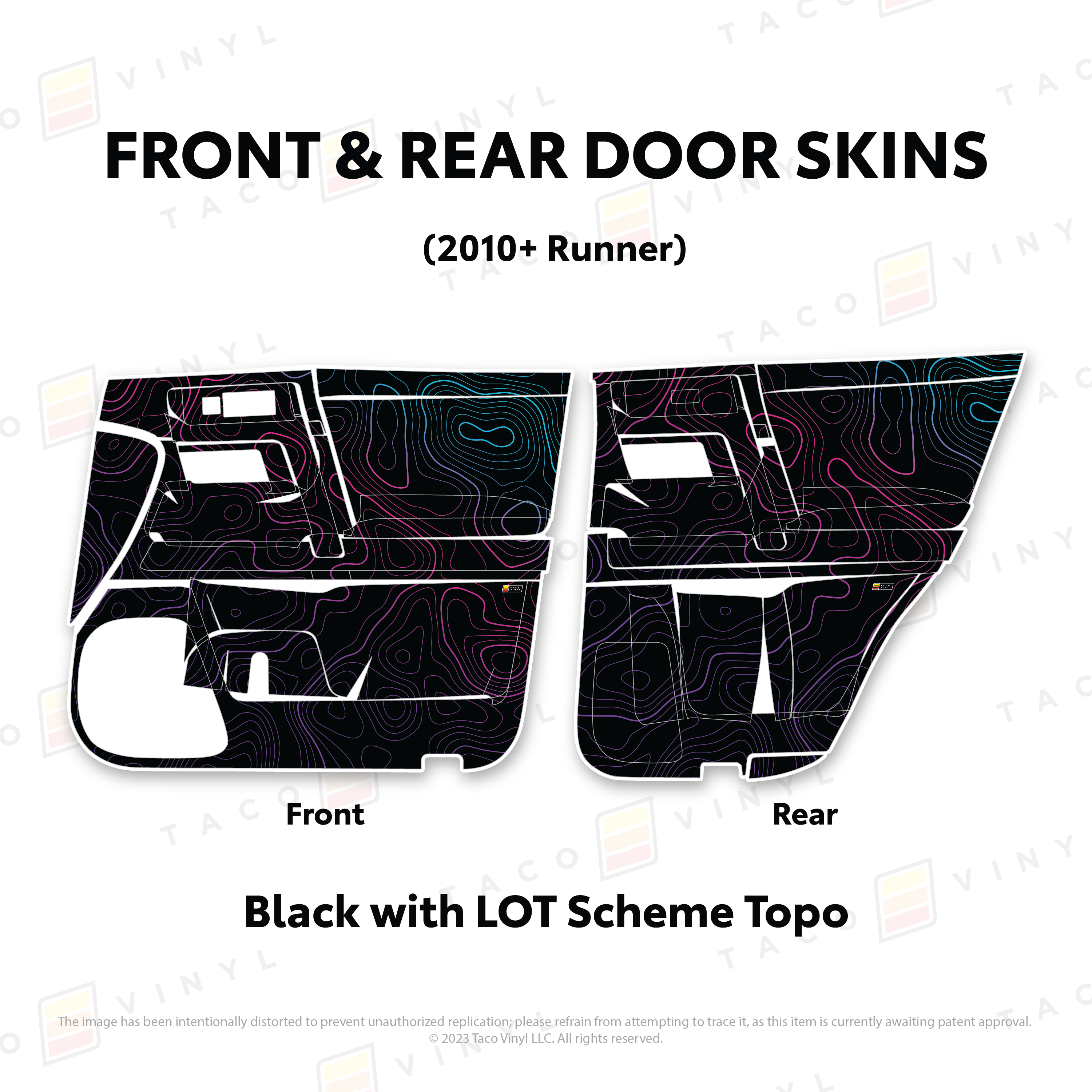 2010-24  Door Skins For 4Runner