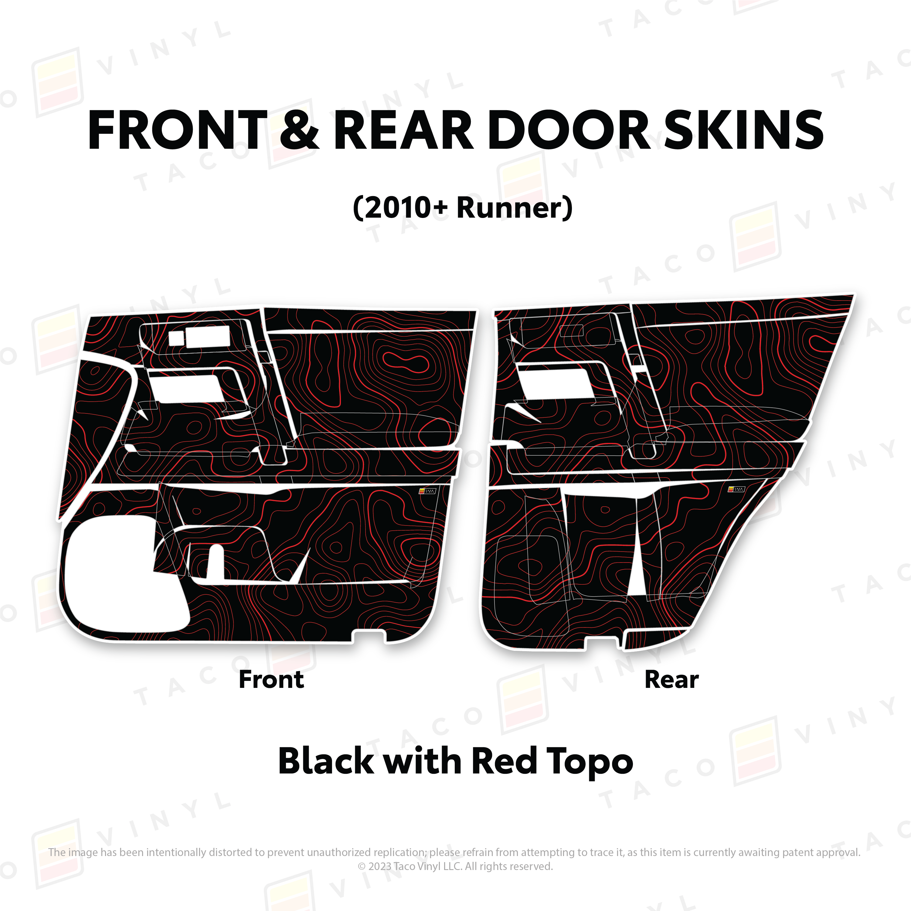 2010-24  Door Skins For 4Runner