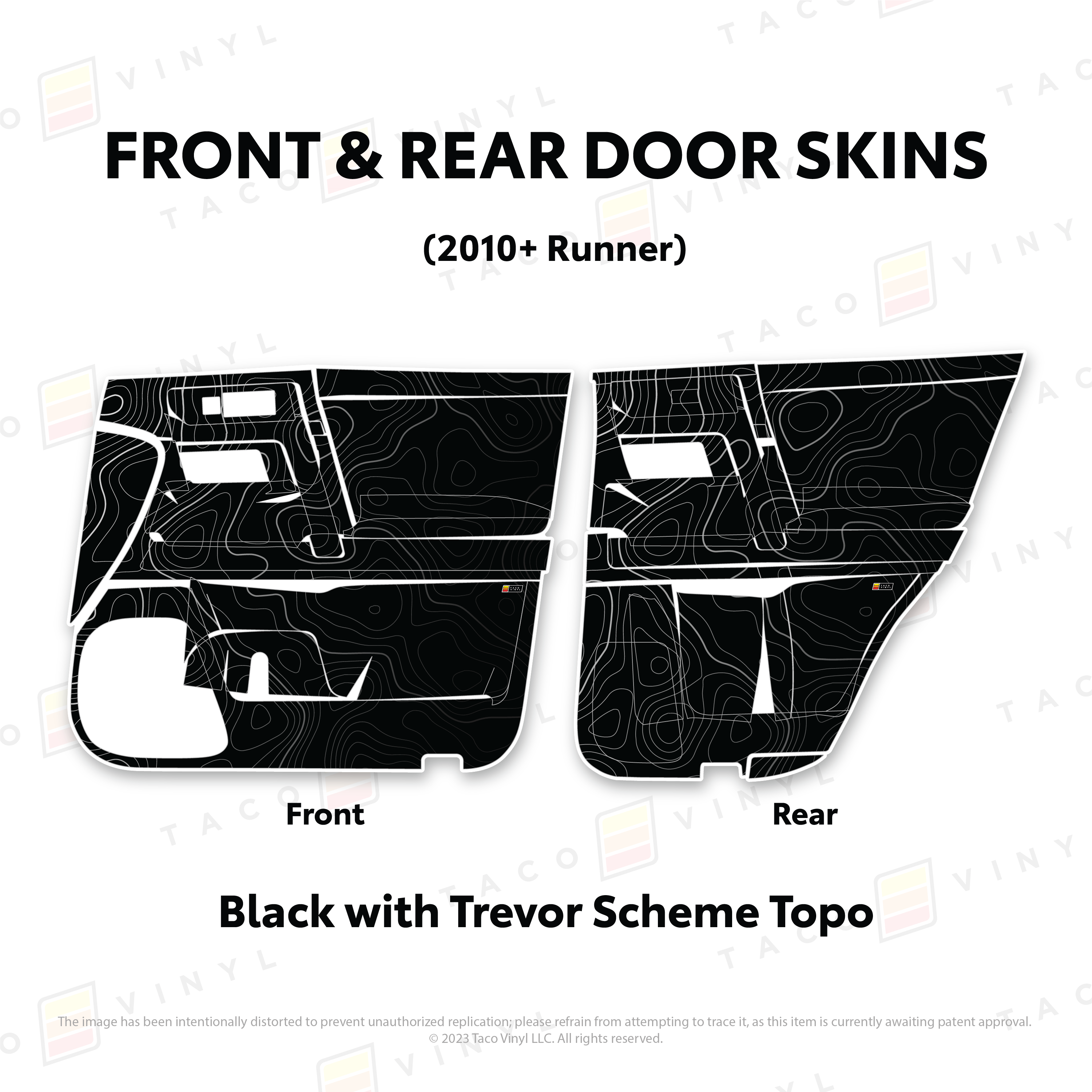 2010-24  Door Skins For 4Runner