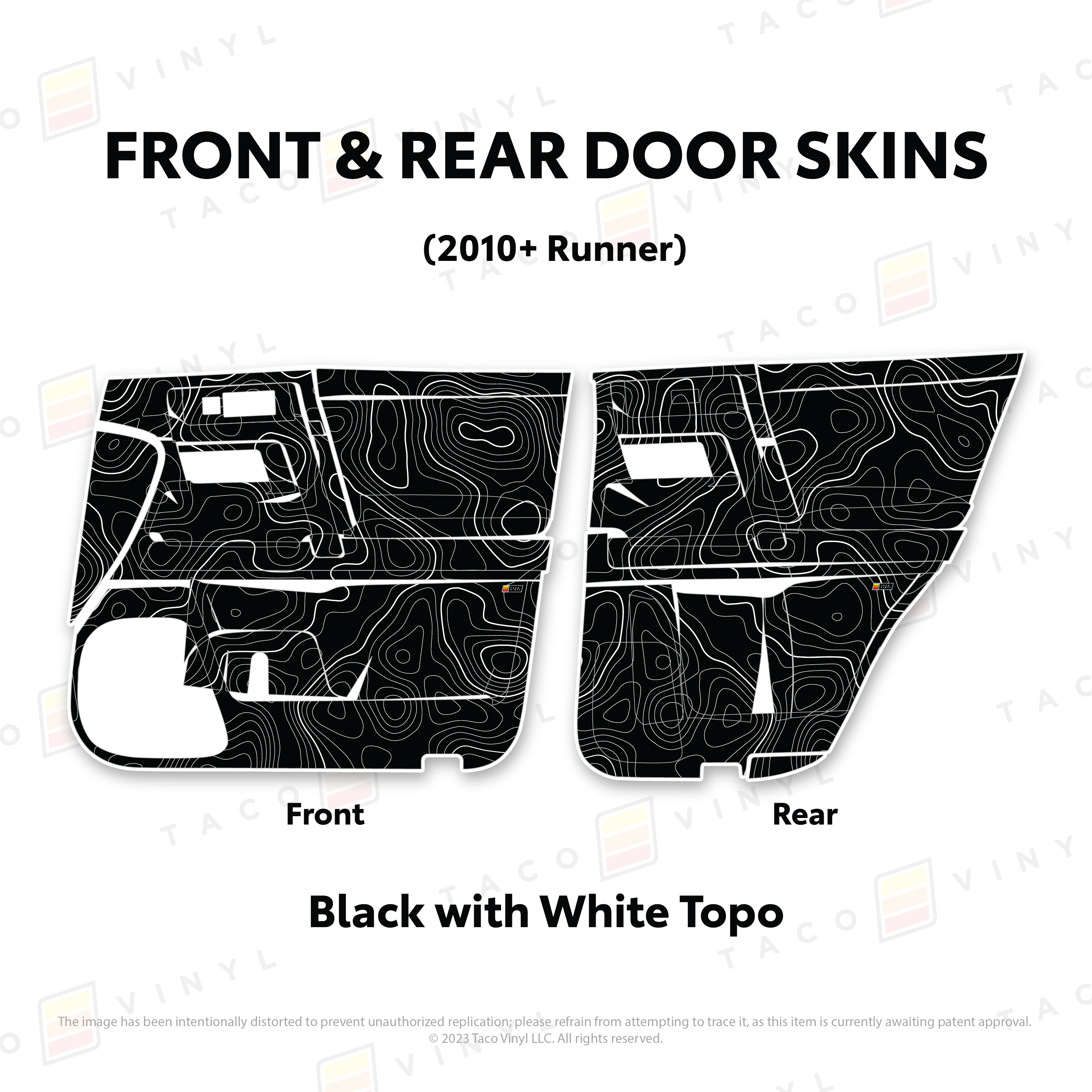 2010-24  Door Skins For 4Runner