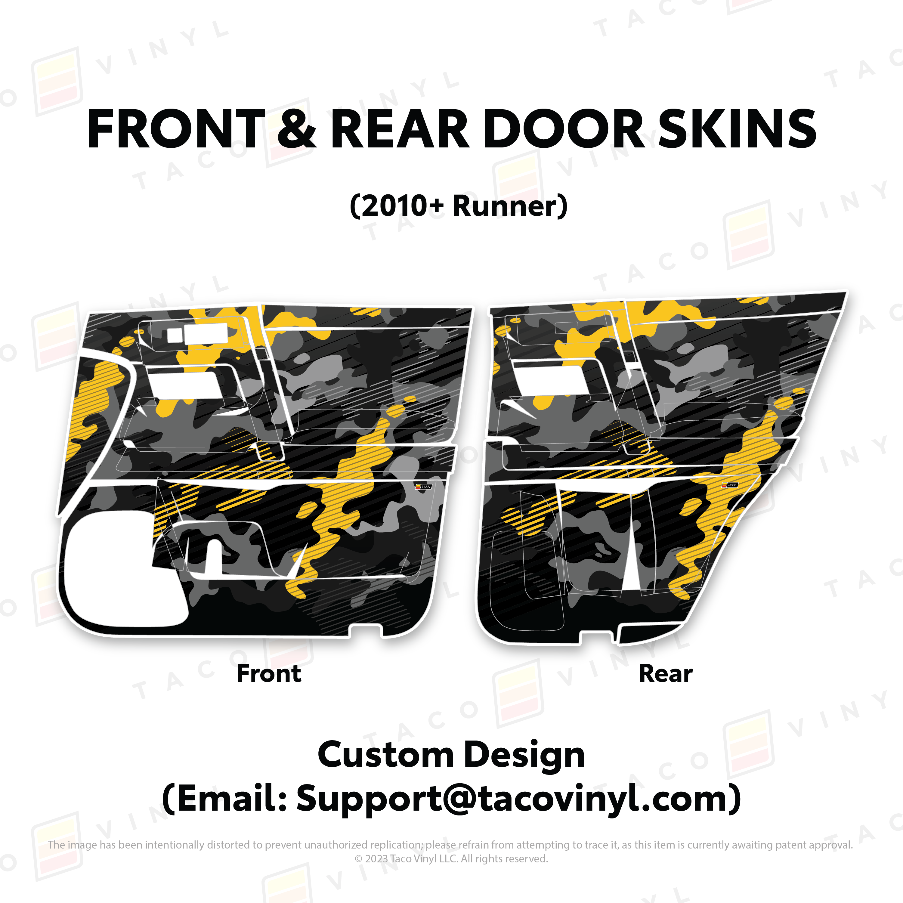 2010-24  Door Skins For 4Runner