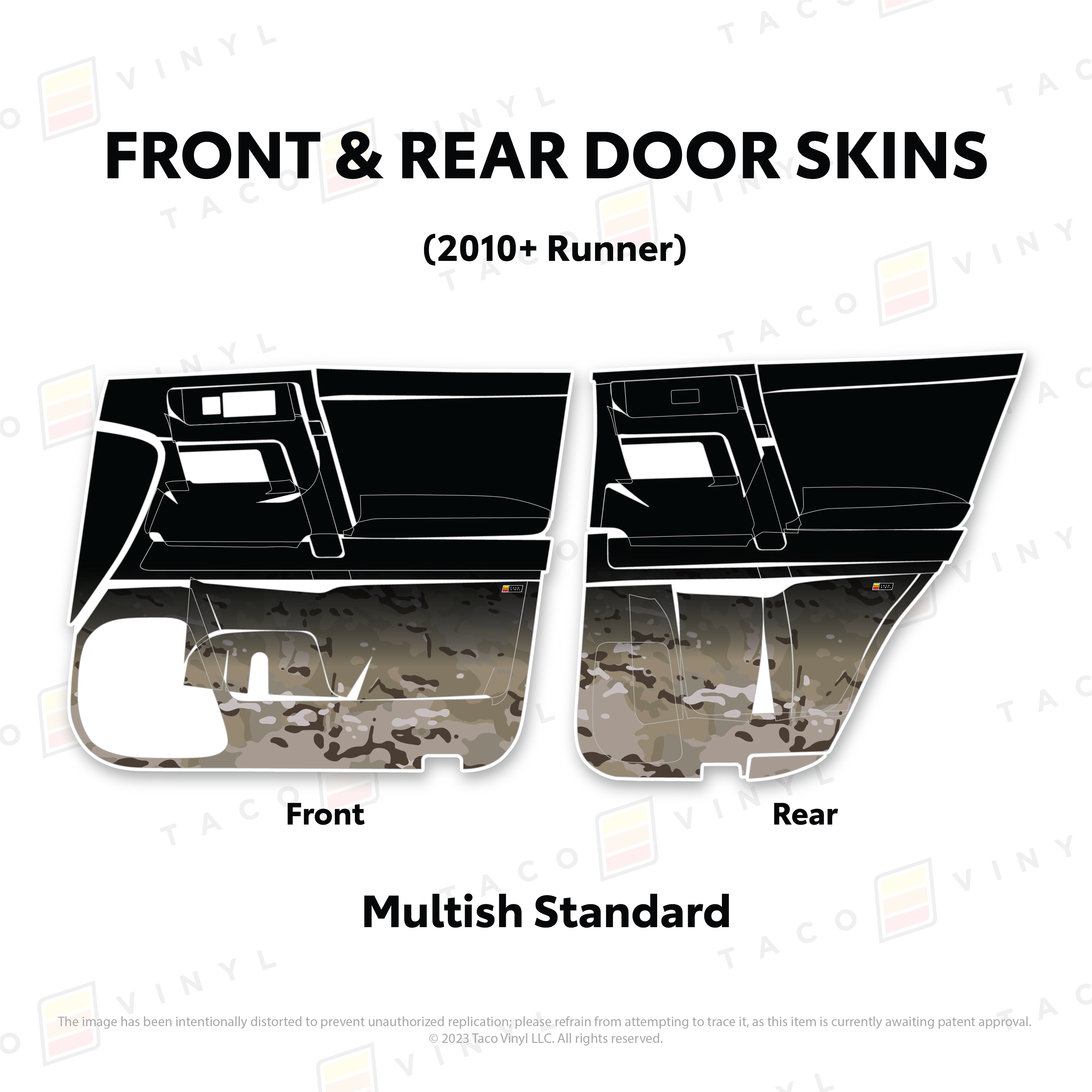 2010-24  Door Skins For 4Runner