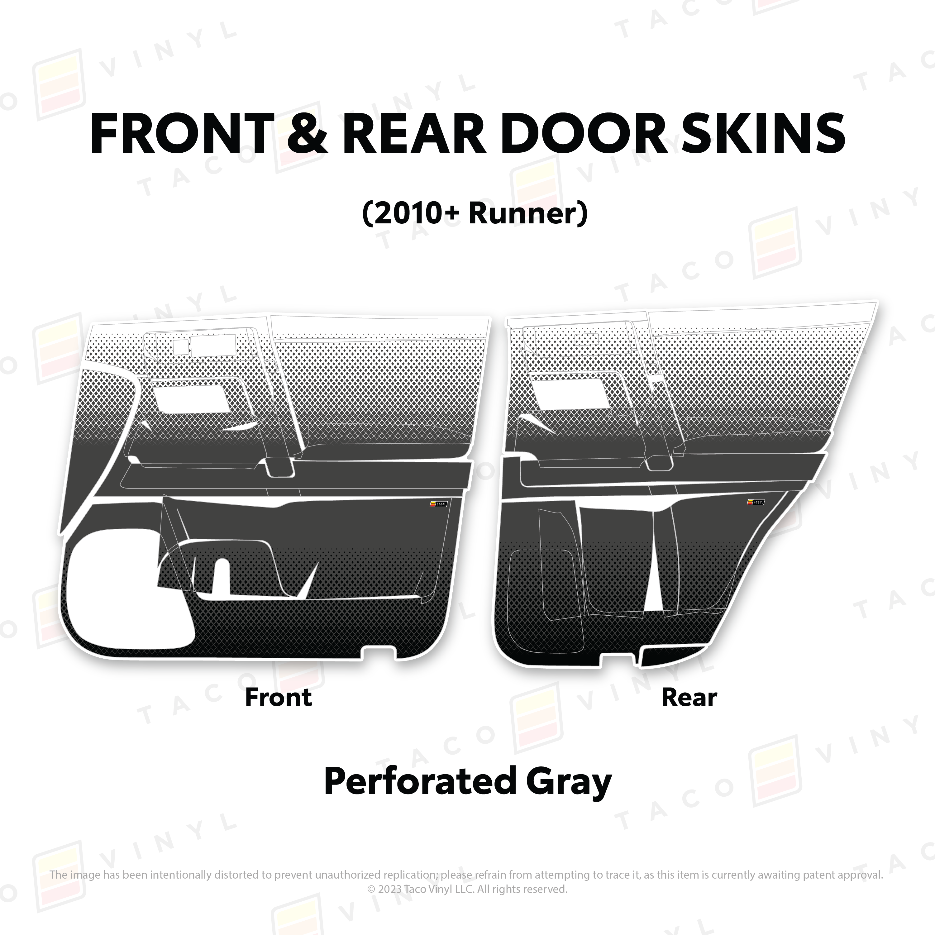 2010-24  Door Skins For 4Runner