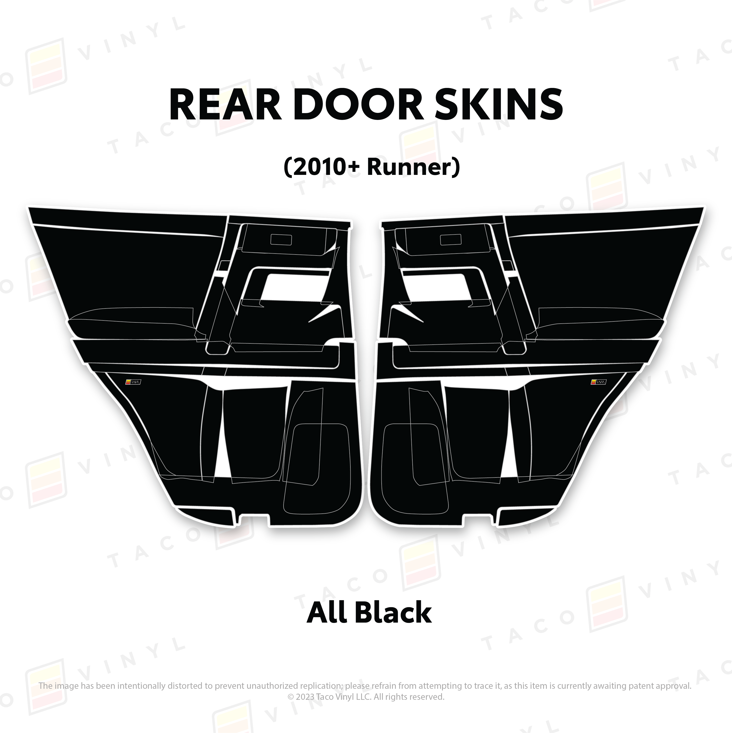 2010-24  Door Skins For 4Runner