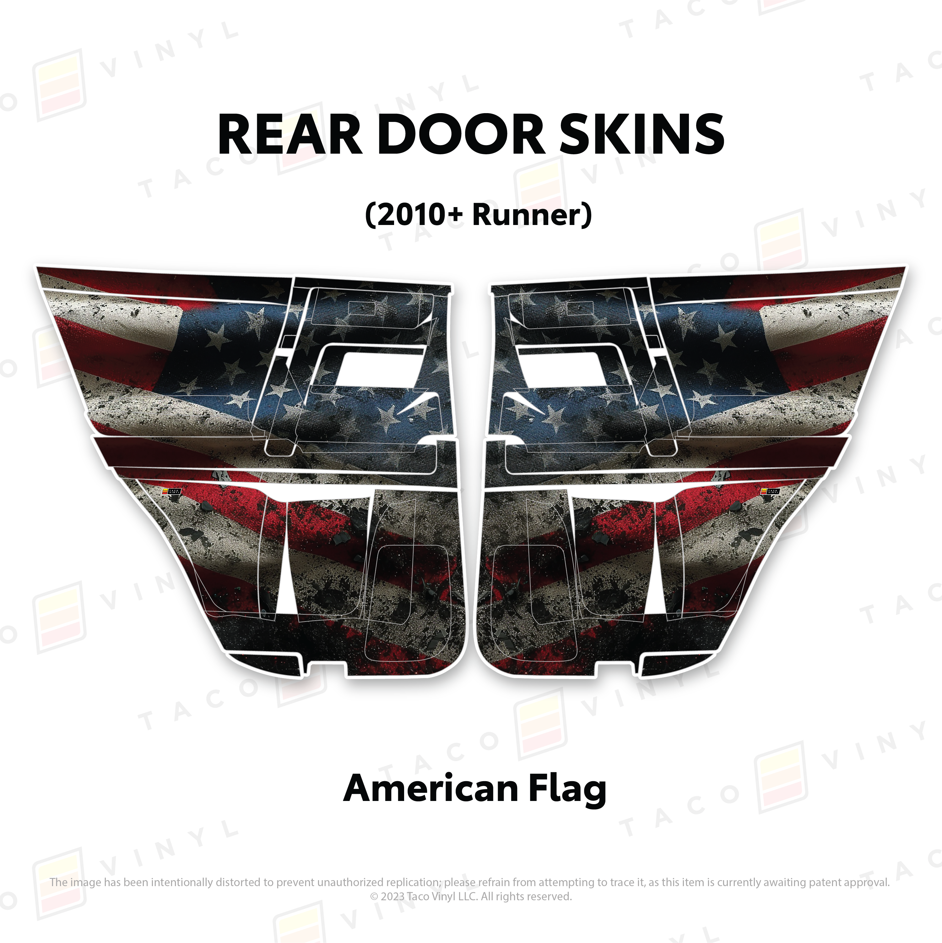 2010-24  Door Skins For 4Runner
