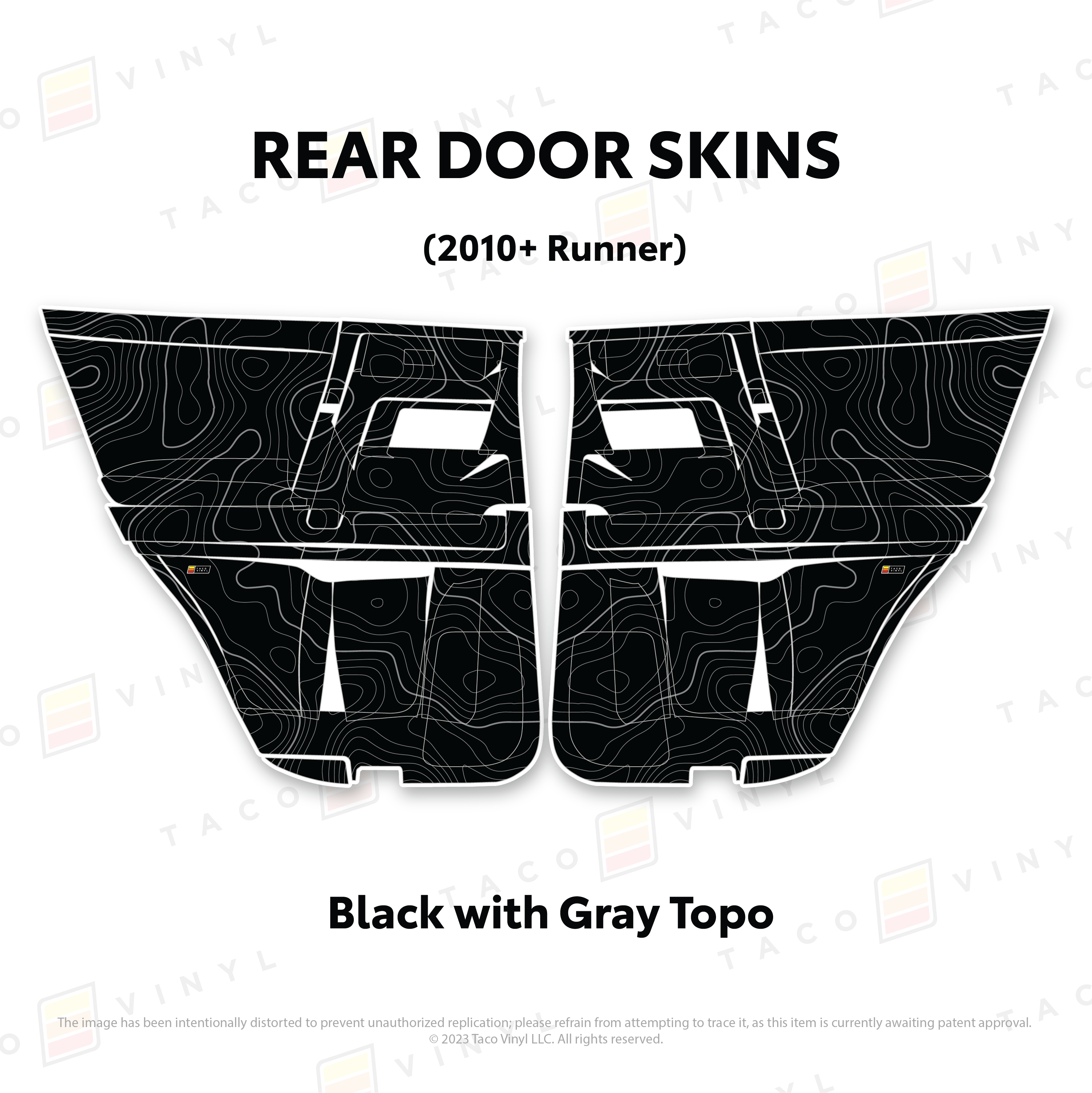 2010-24  Door Skins For 4Runner