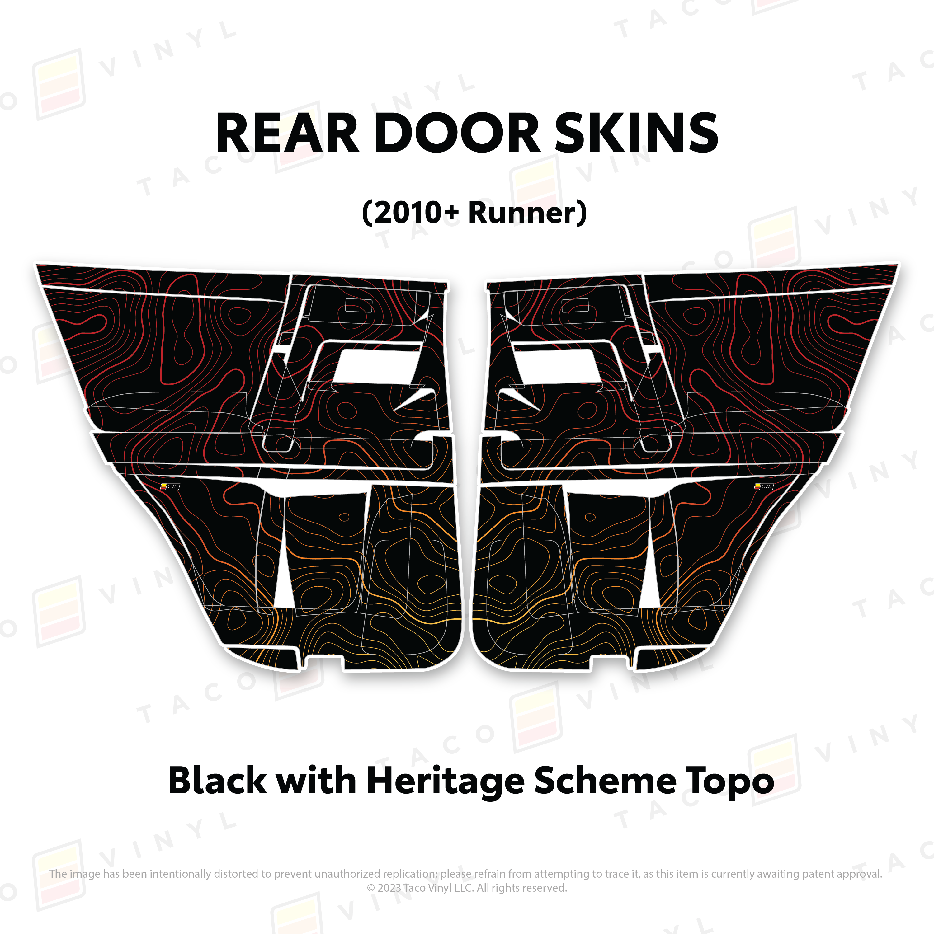 2010-24  Door Skins For 4Runner