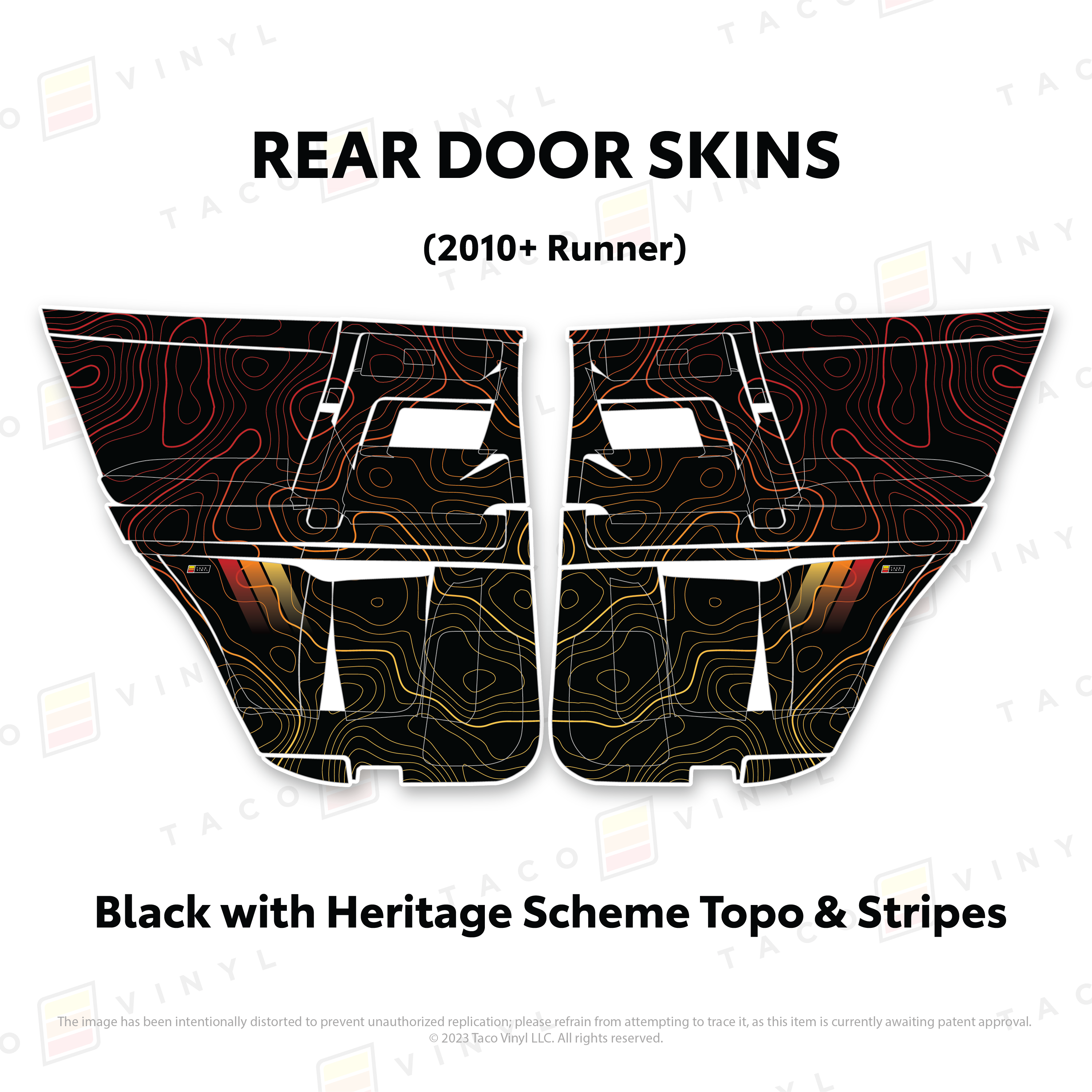 2010-24  Door Skins For 4Runner