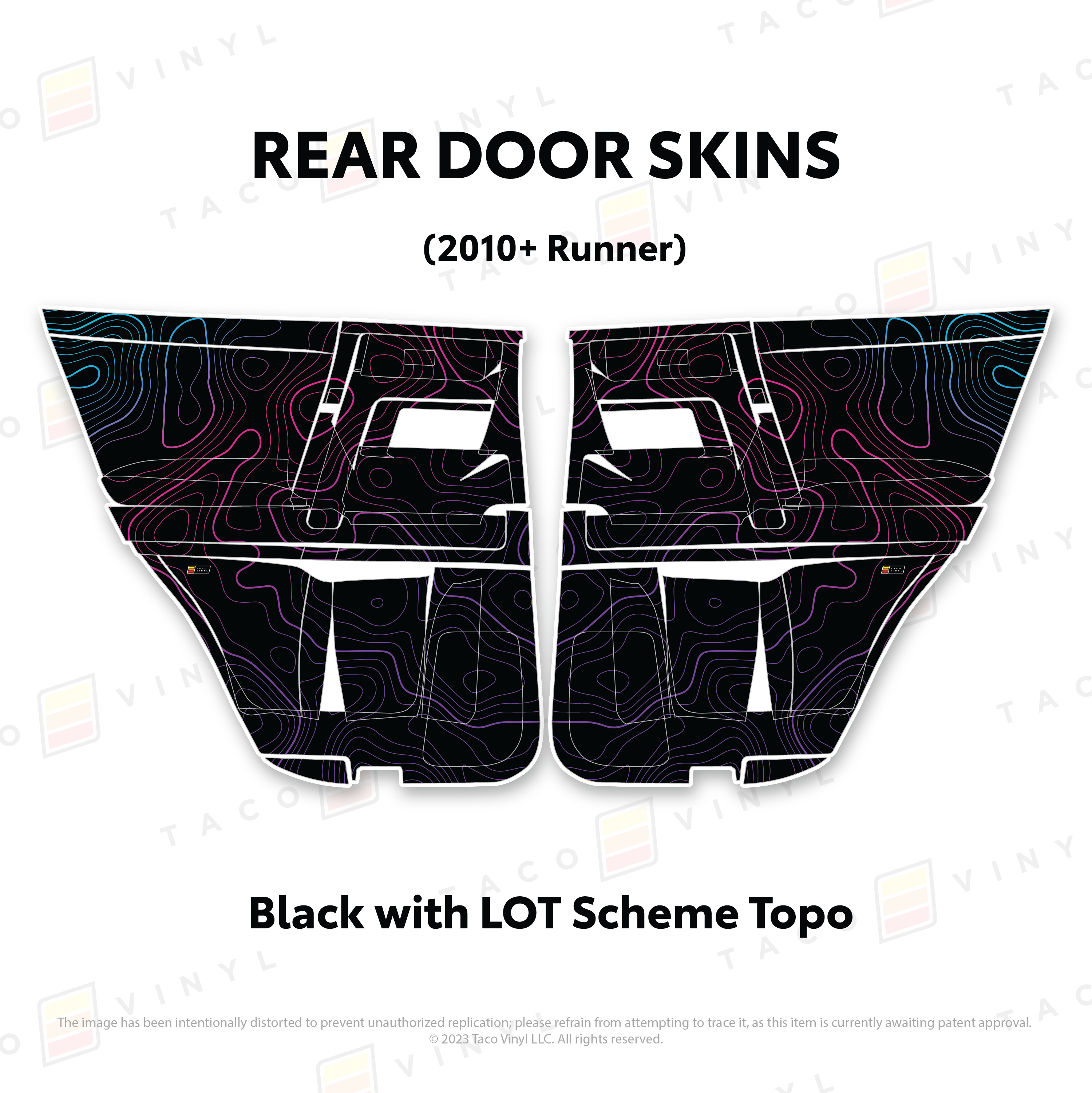 2010-24  Door Skins For 4Runner