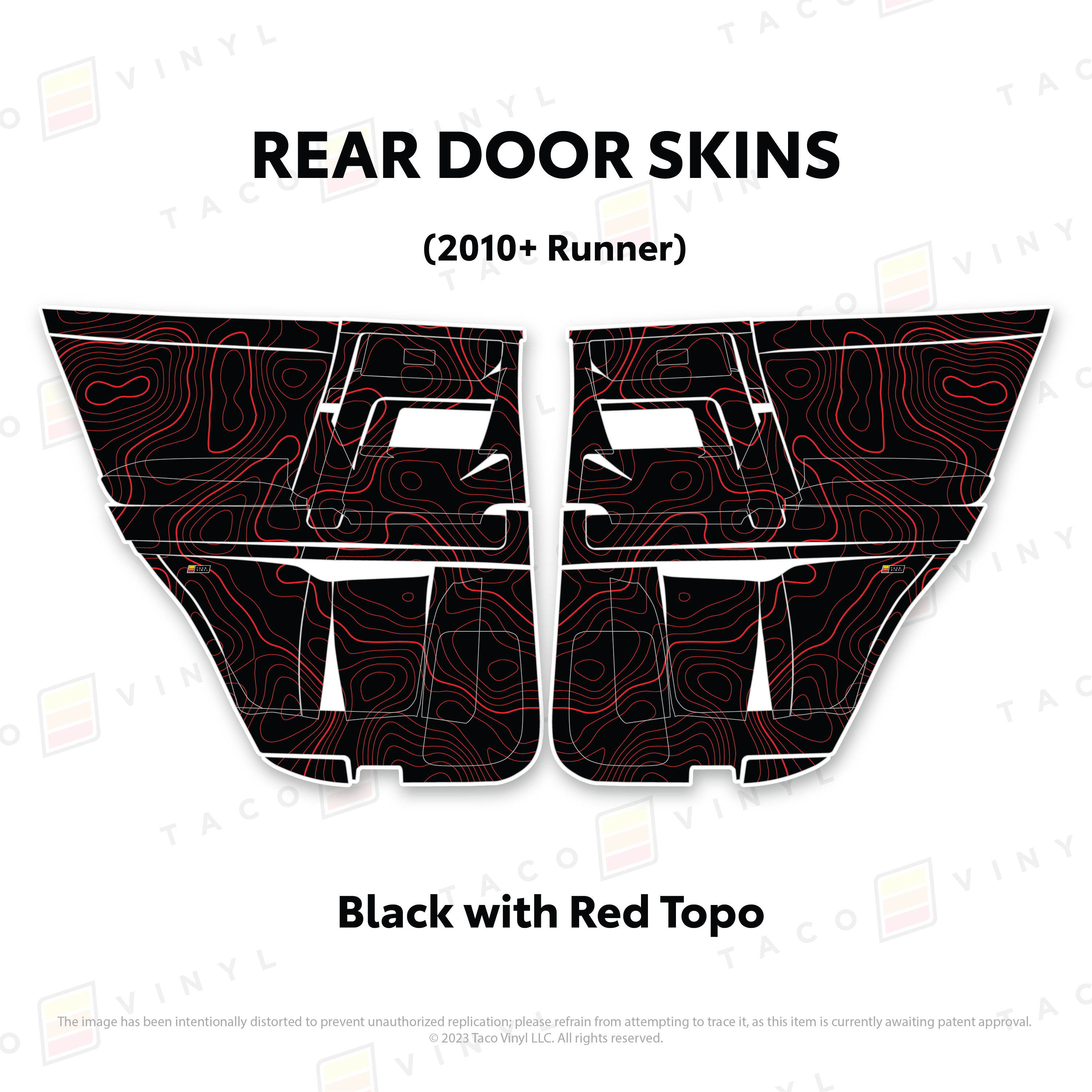 2010-24  Door Skins For 4Runner