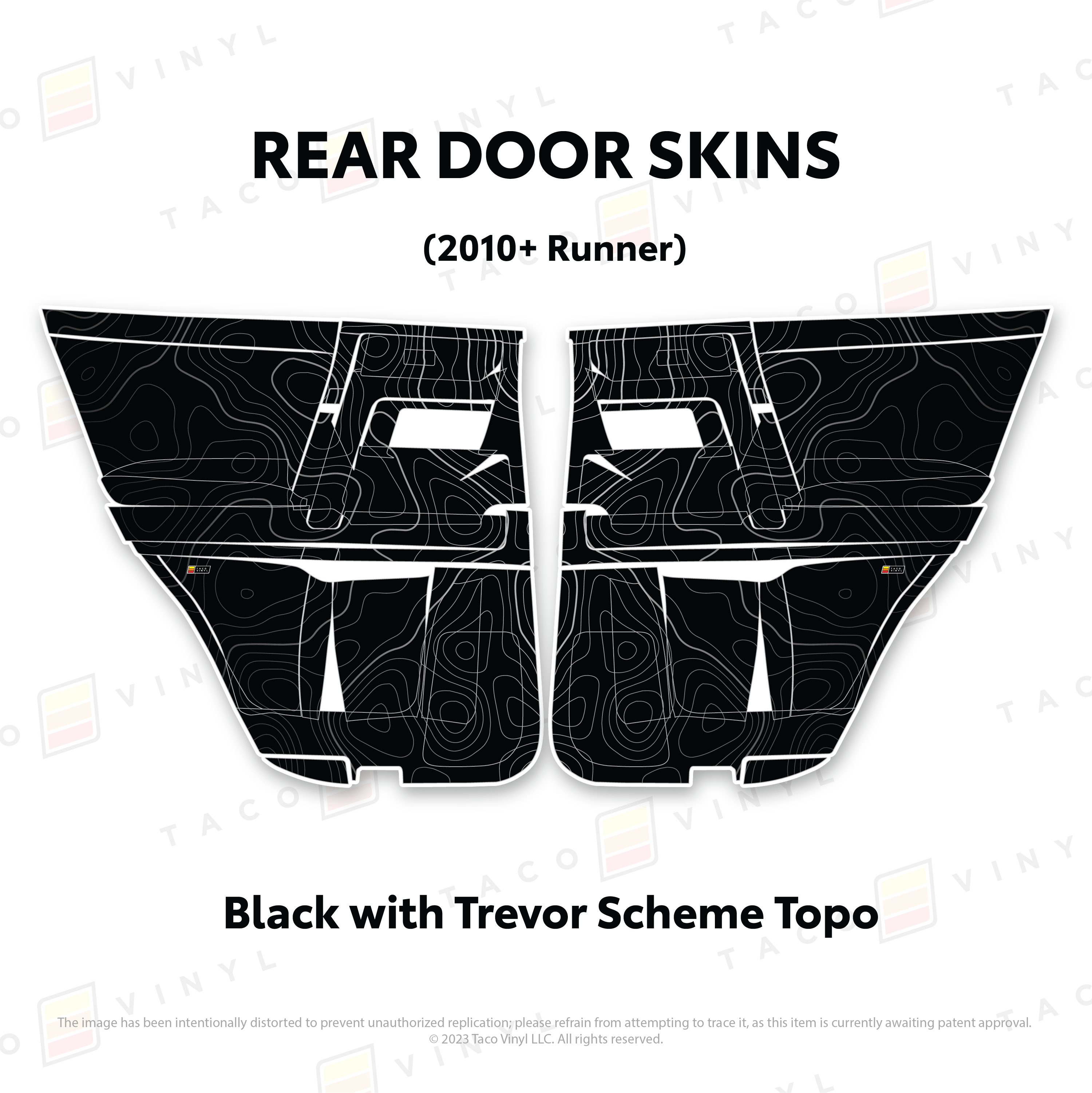 2010-24  Door Skins For 4Runner