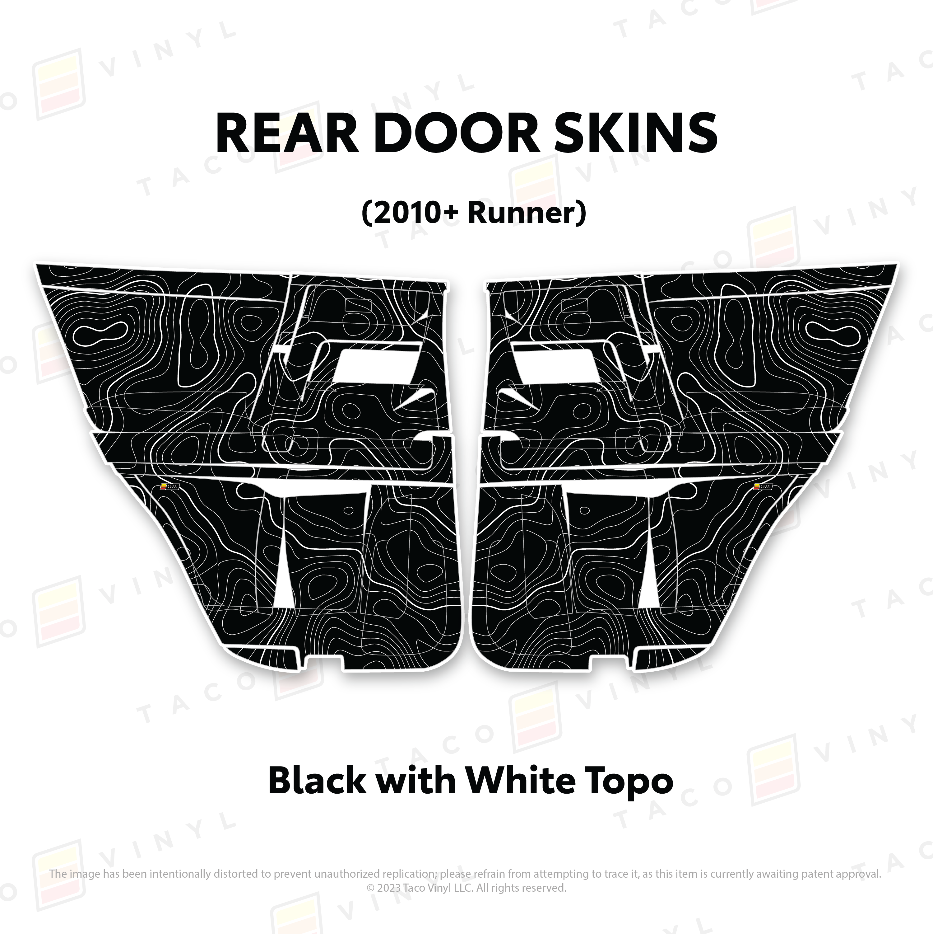 2010-24  Door Skins For 4Runner