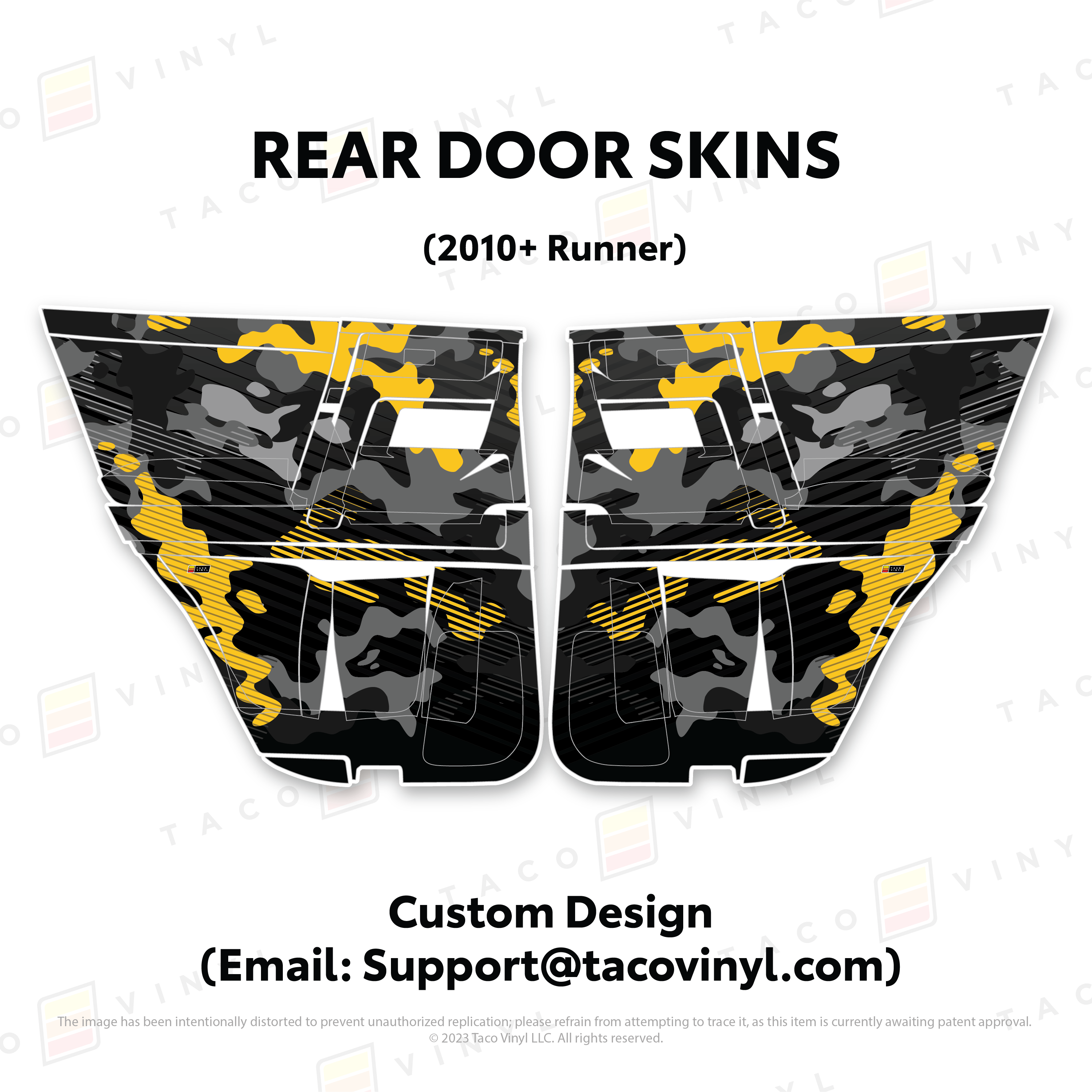 2010-24  Door Skins For 4Runner