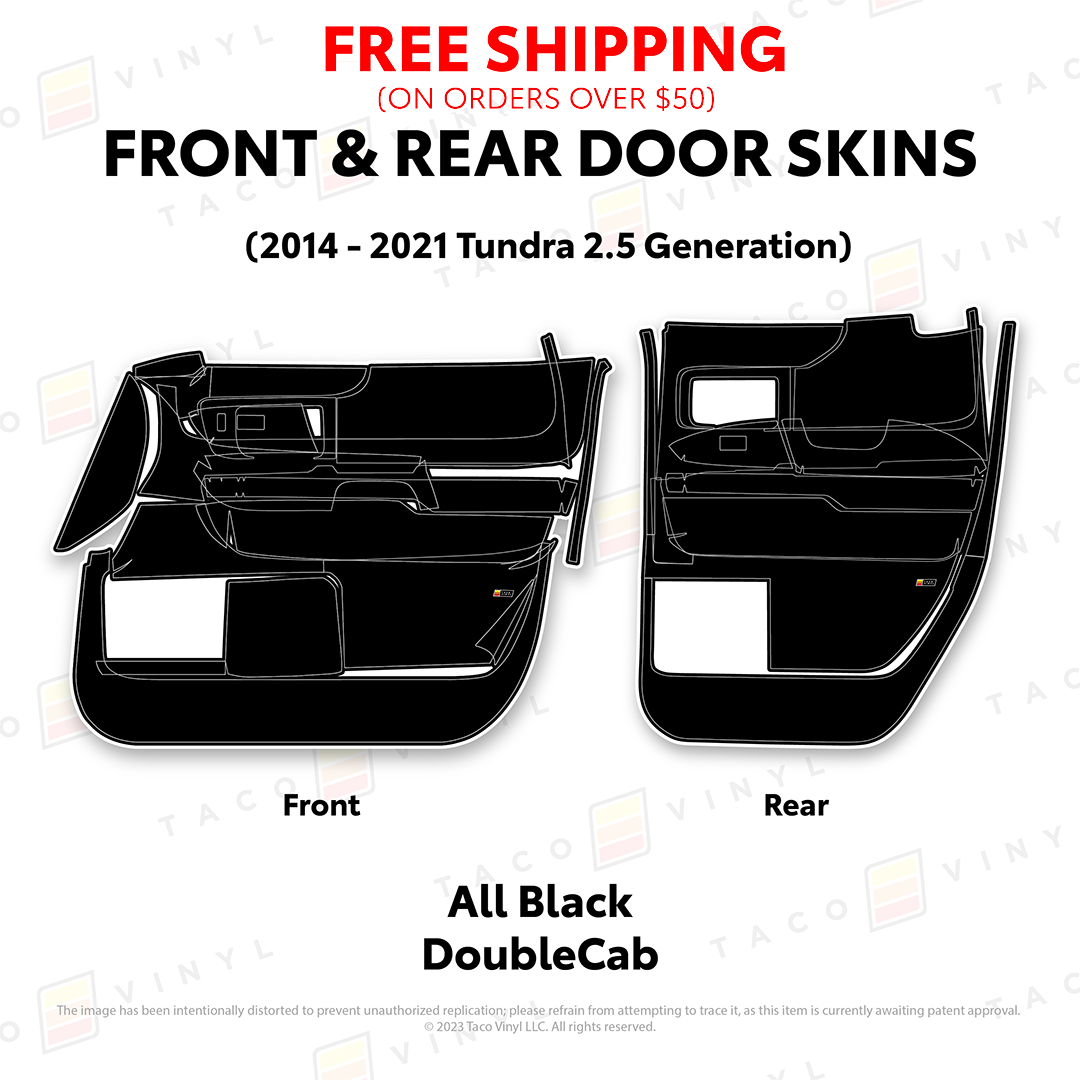 2014 - 2021  Door Skins For Tundra