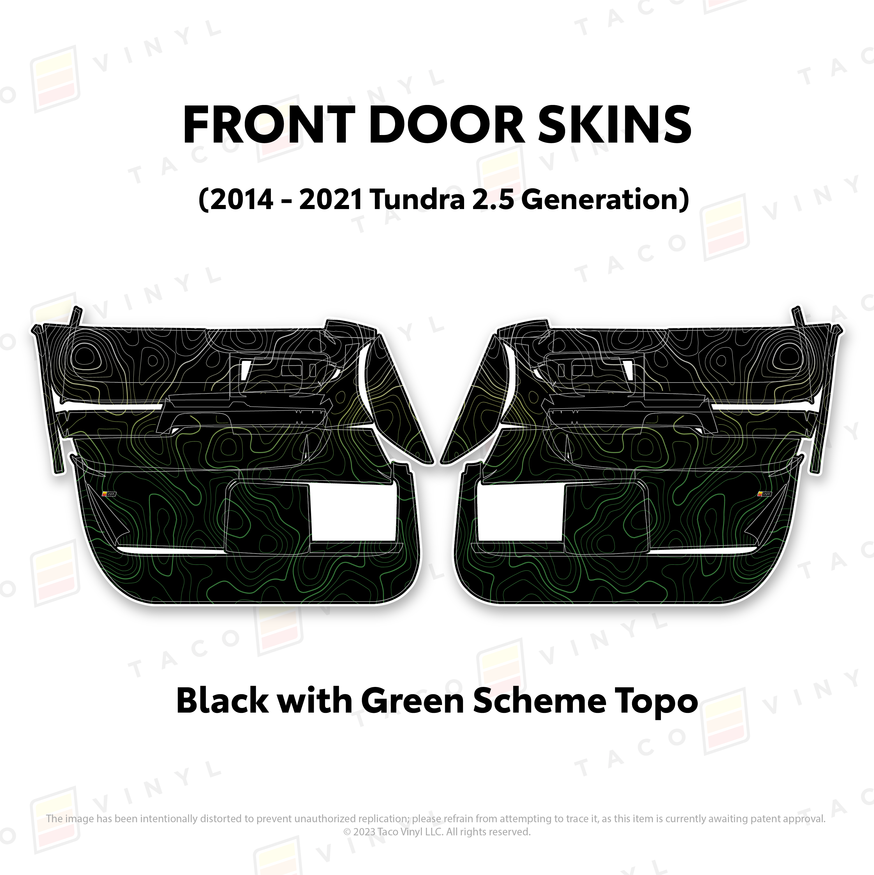 2014 - 2021  Door Skins For Tundra