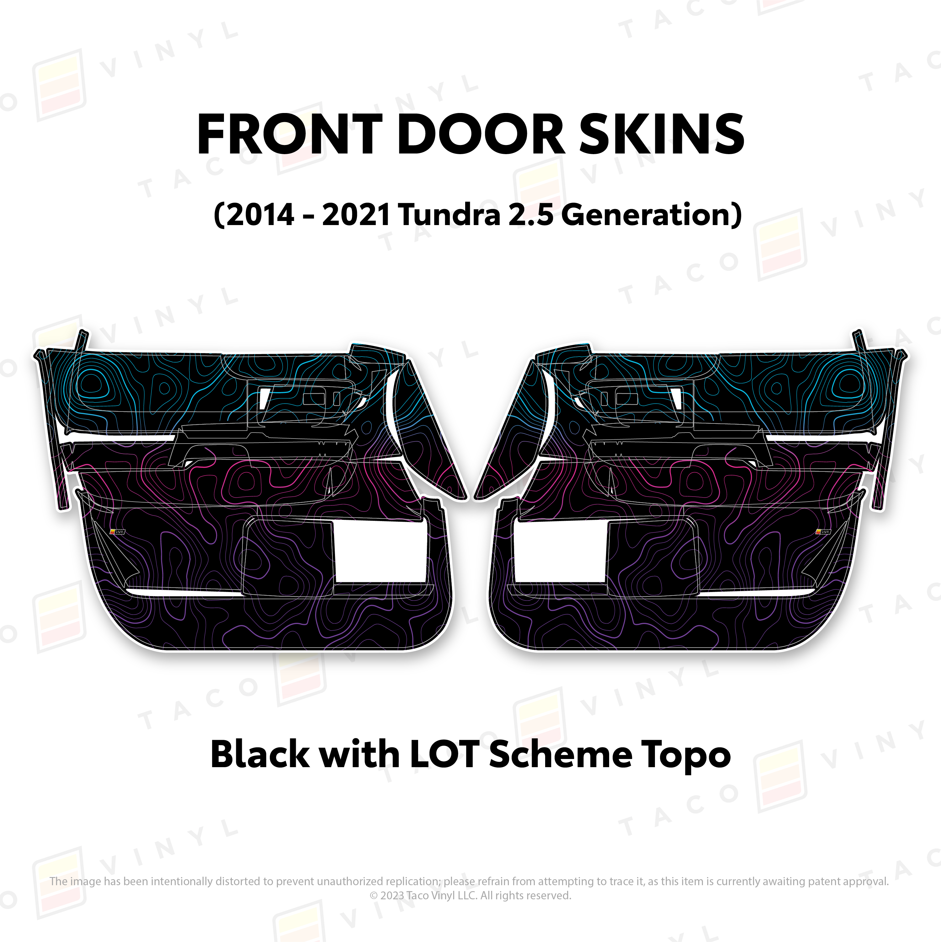 2014 - 2021  Door Skins For Tundra