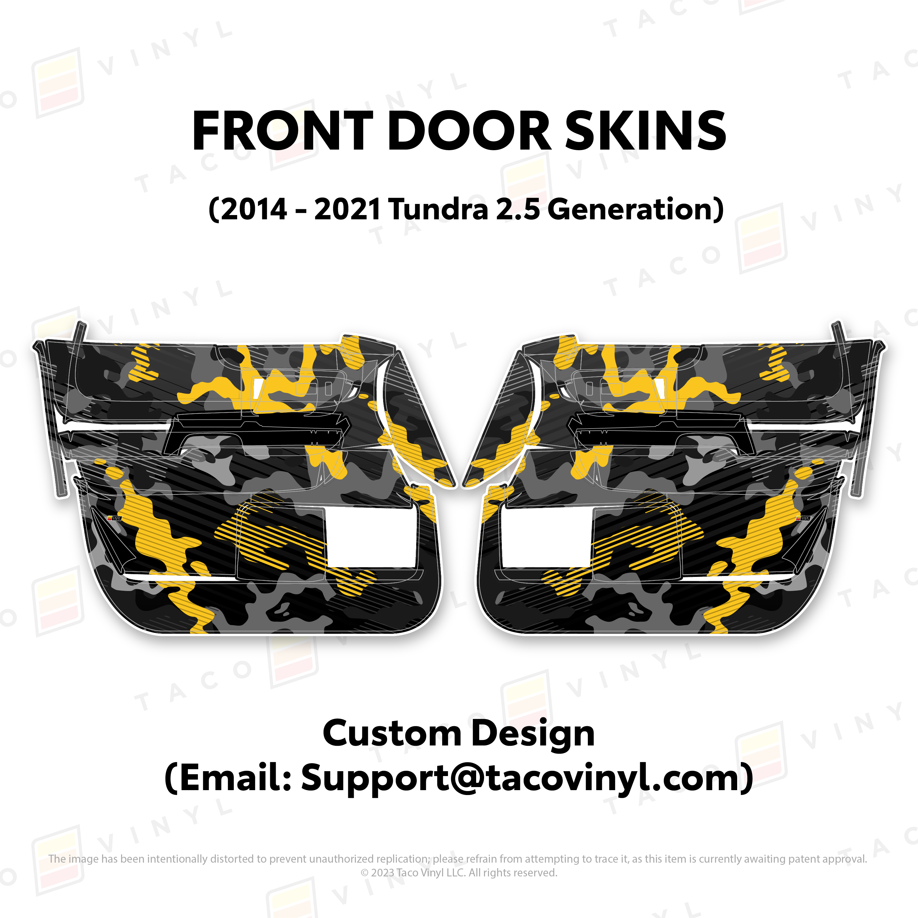 2014 - 2021  Door Skins For Tundra
