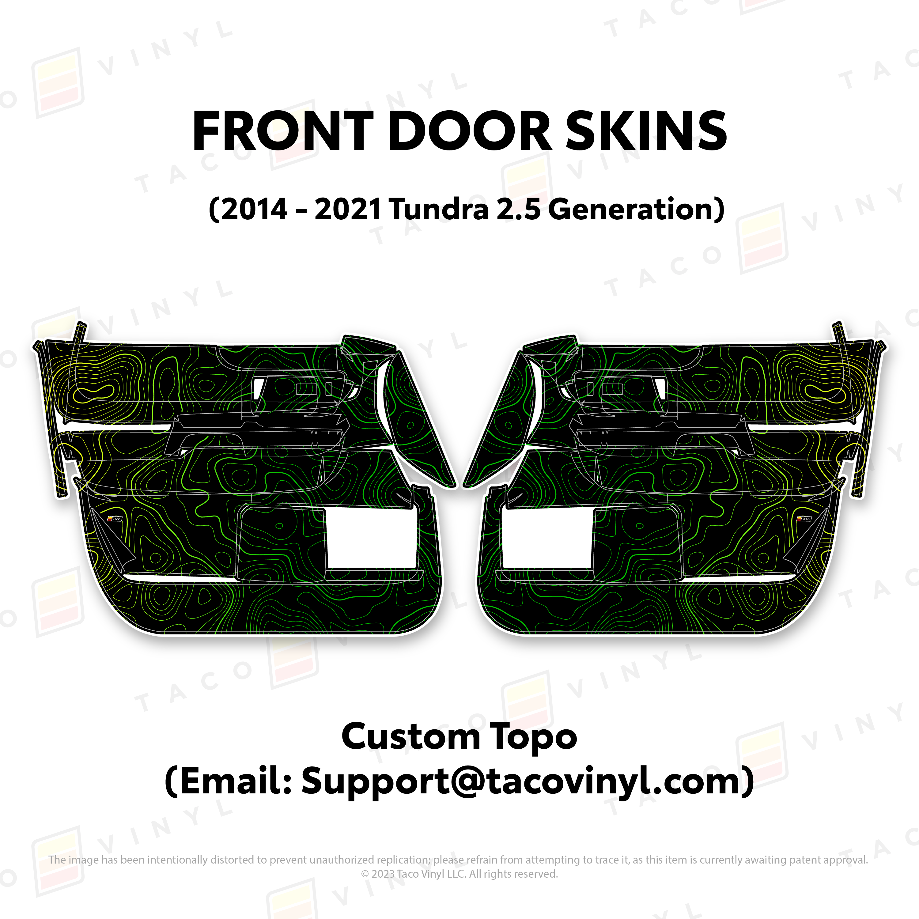 2014 - 2021  Door Skins For Tundra