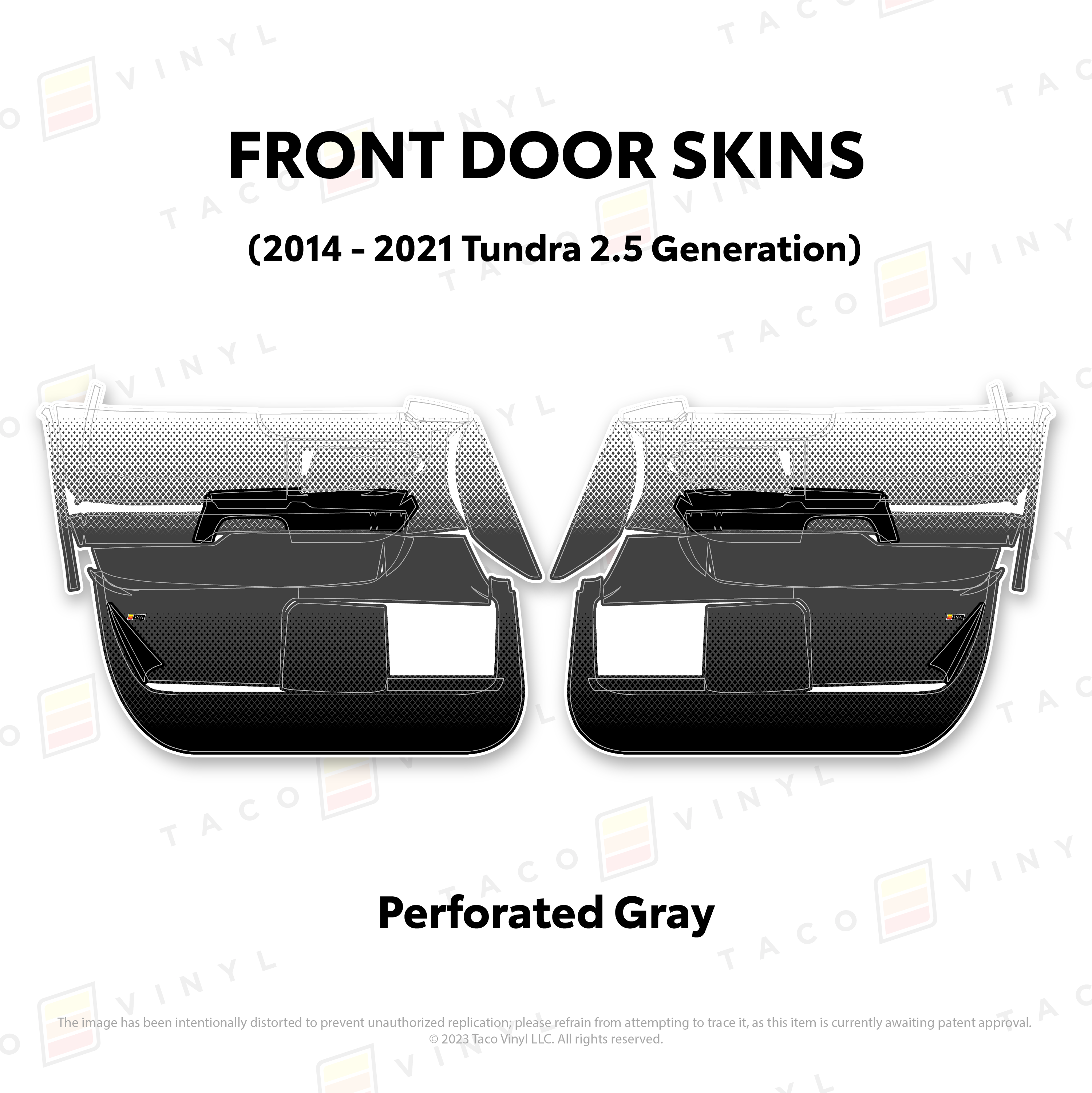 2014 - 2021  Door Skins For Tundra