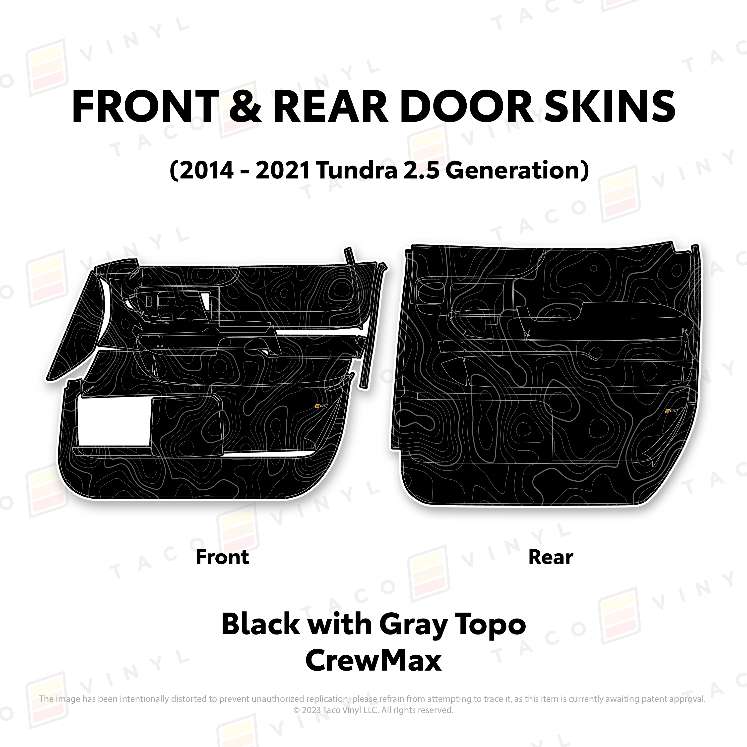 2014 - 2021  Door Skins For Tundra