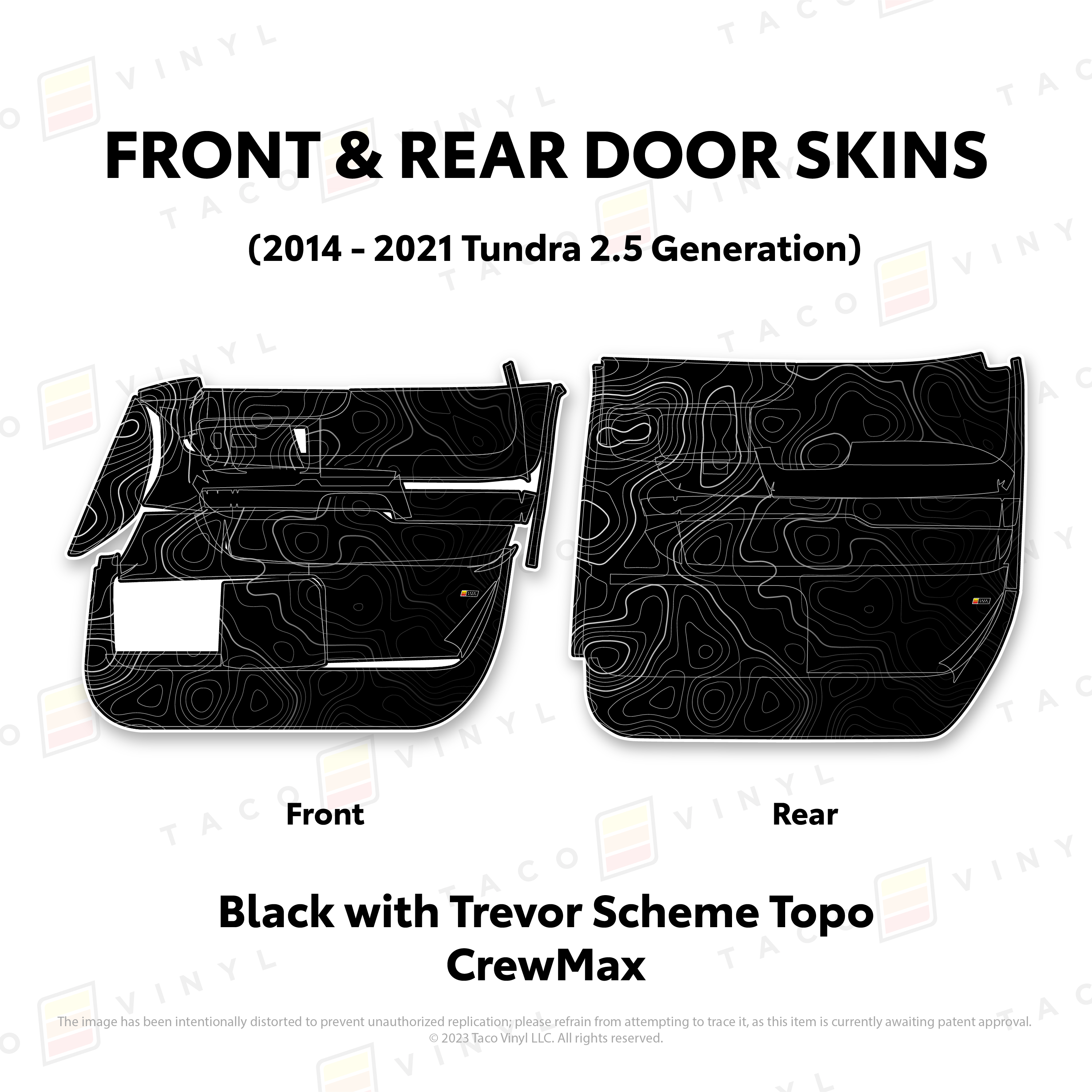 2014 - 2021  Door Skins For Tundra
