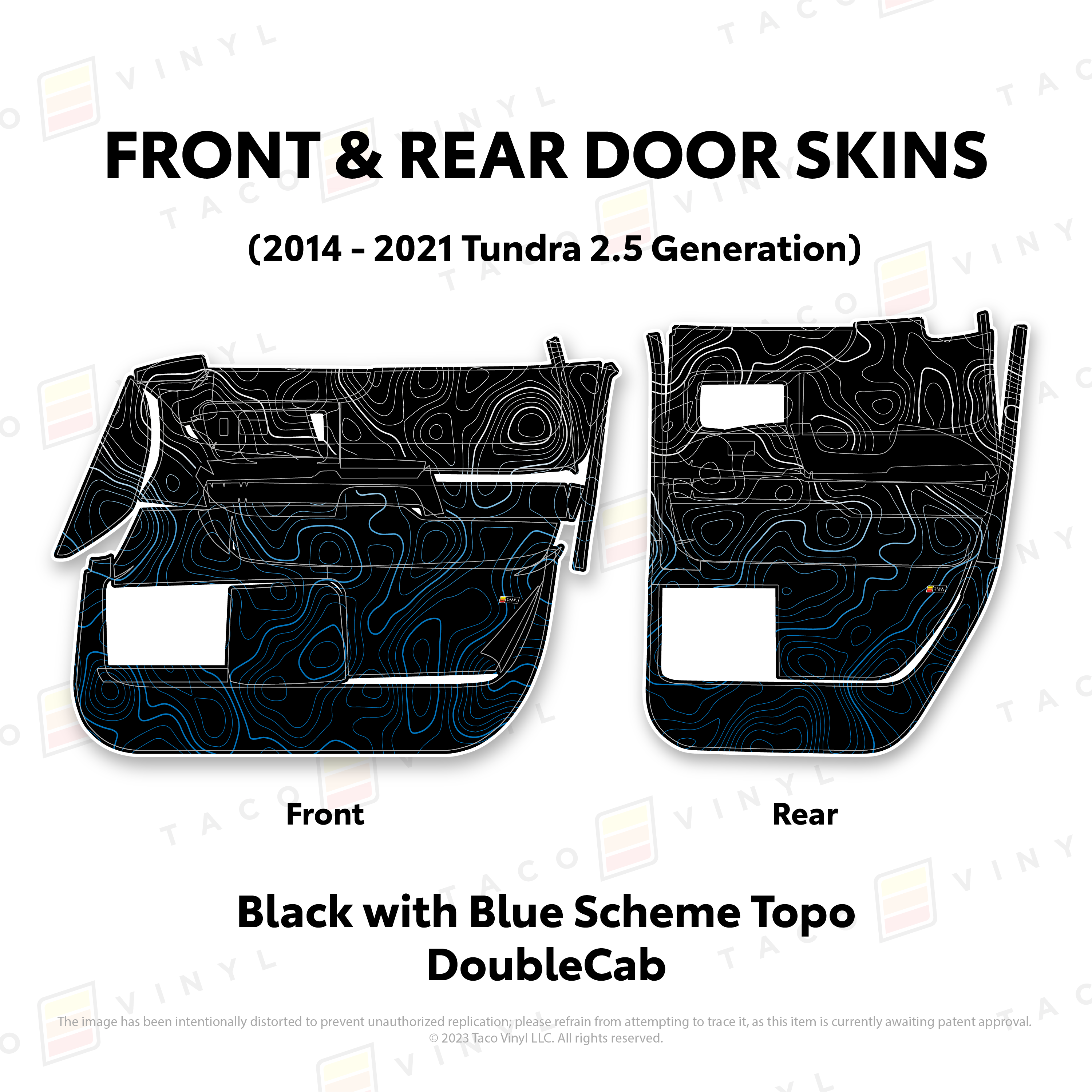 2014 - 2021  Door Skins For Tundra