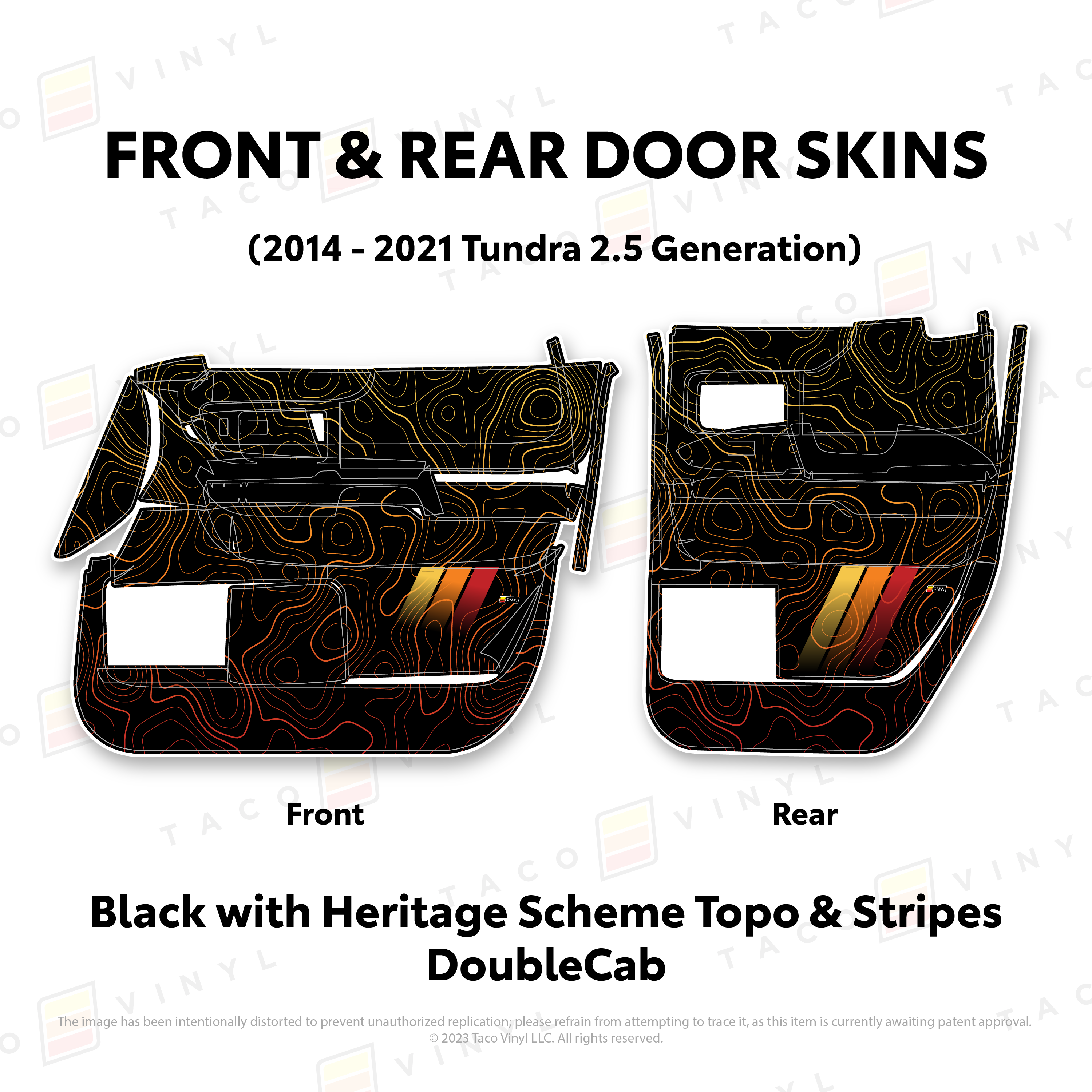 2014 - 2021  Door Skins For Tundra