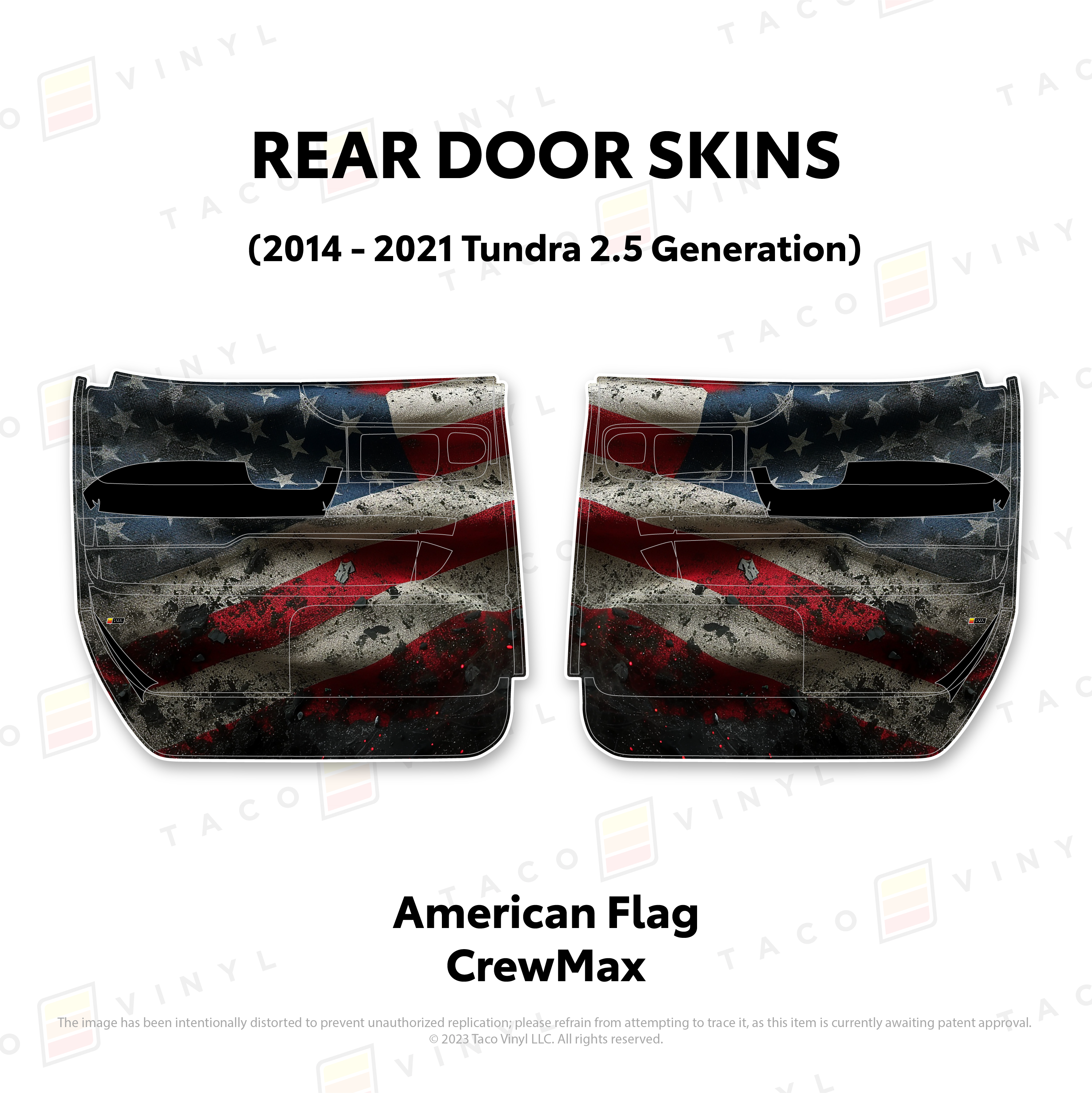 2014 - 2021  Door Skins For Tundra
