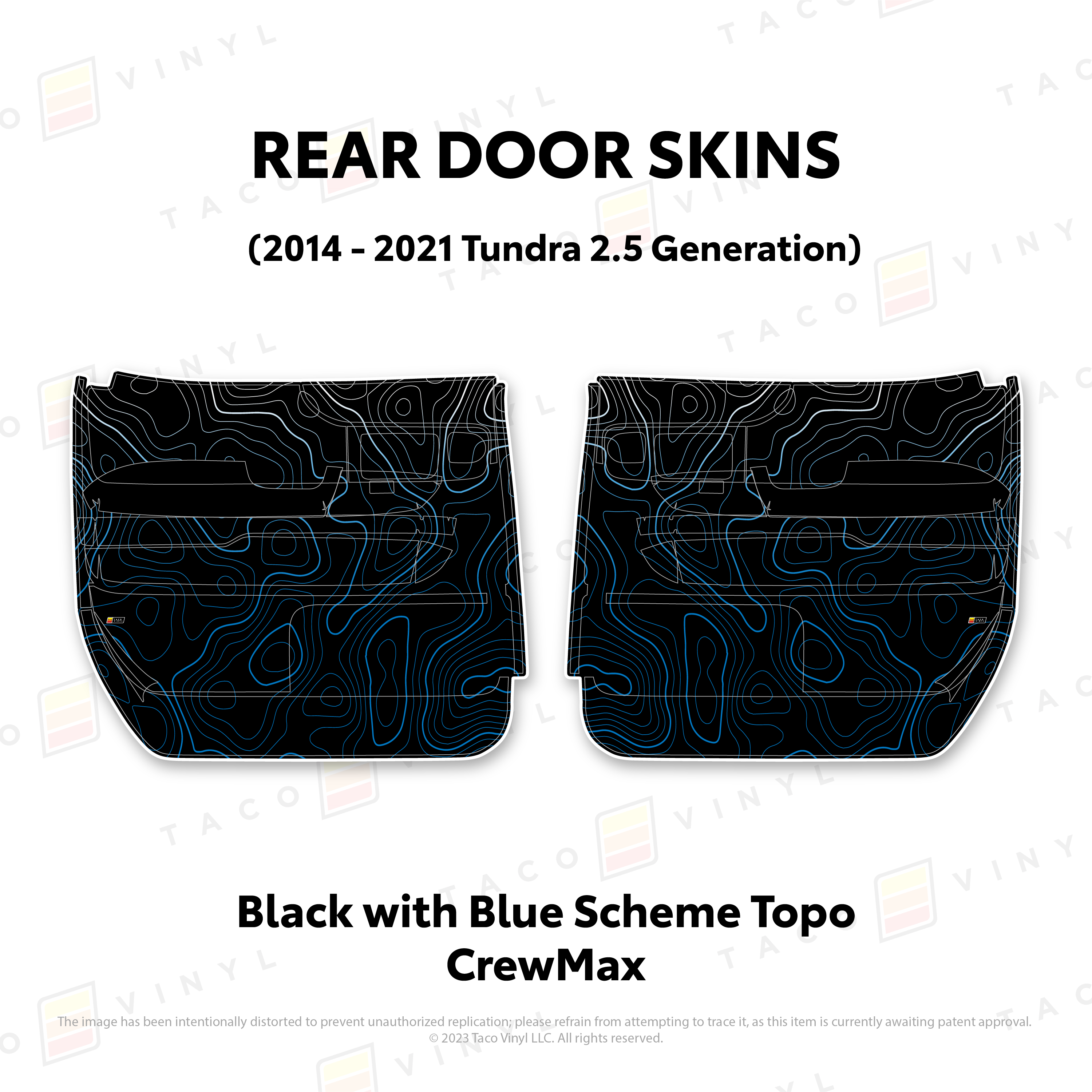 2014 - 2021  Door Skins For Tundra