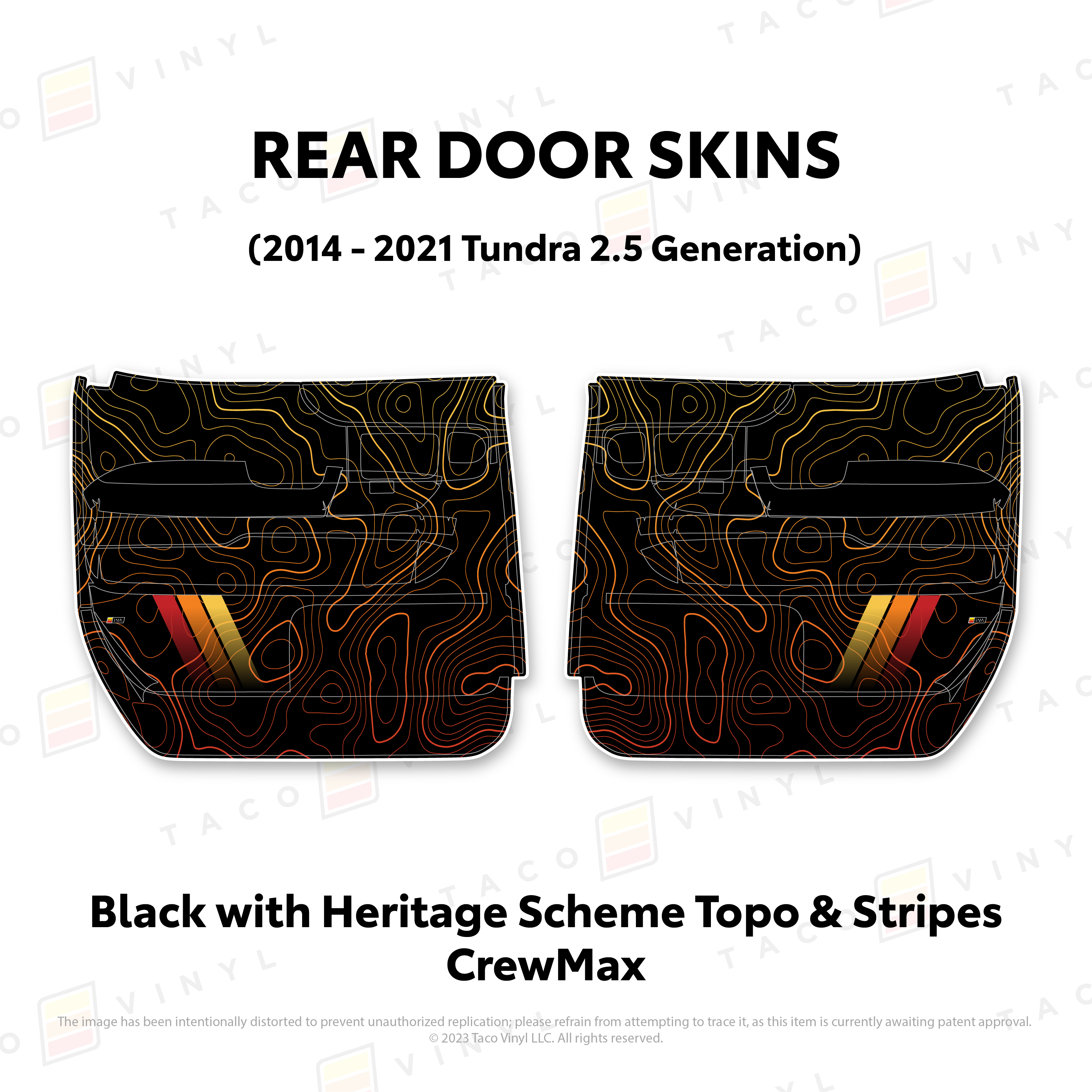 2014 - 2021  Door Skins For Tundra