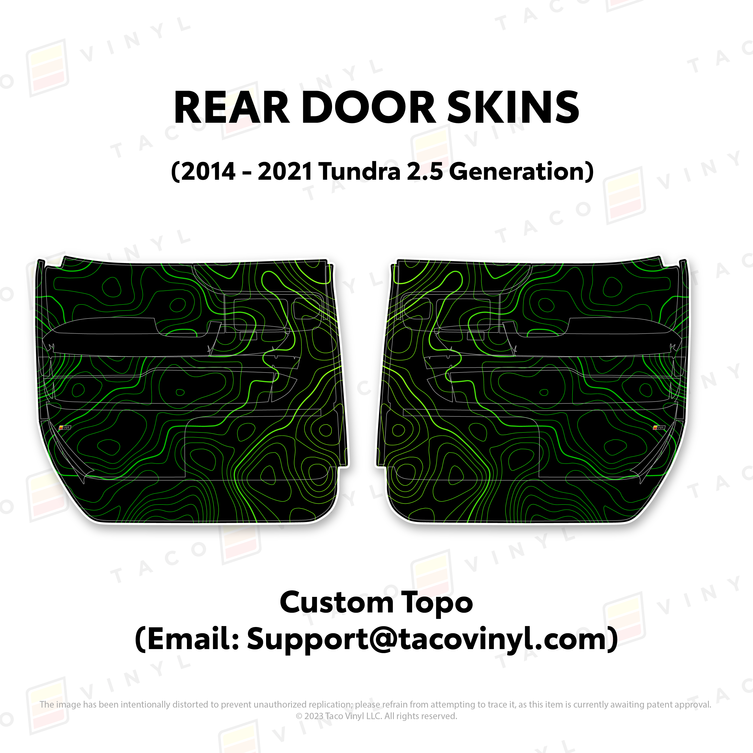 2014 - 2021  Door Skins For Tundra