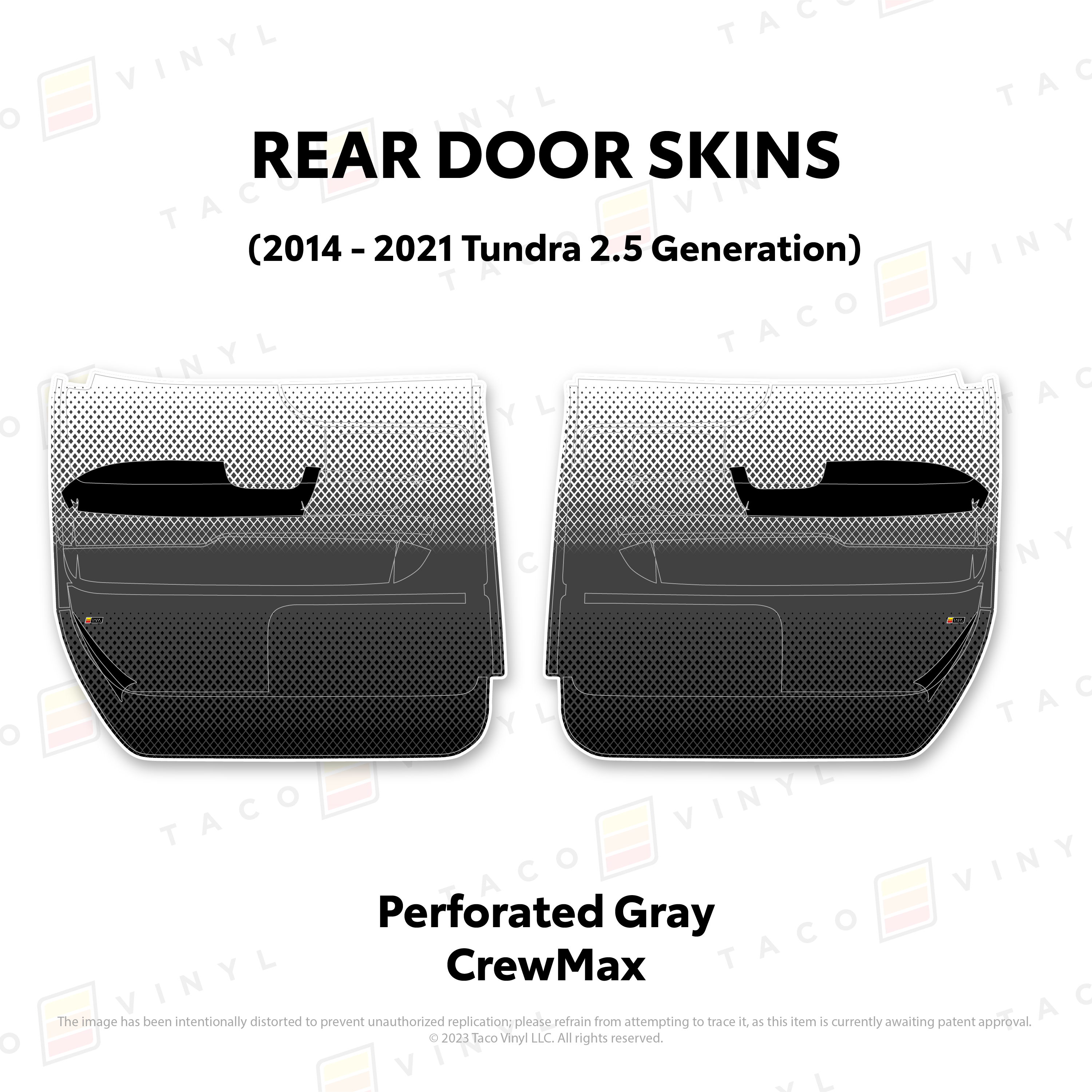 2014 - 2021  Door Skins For Tundra