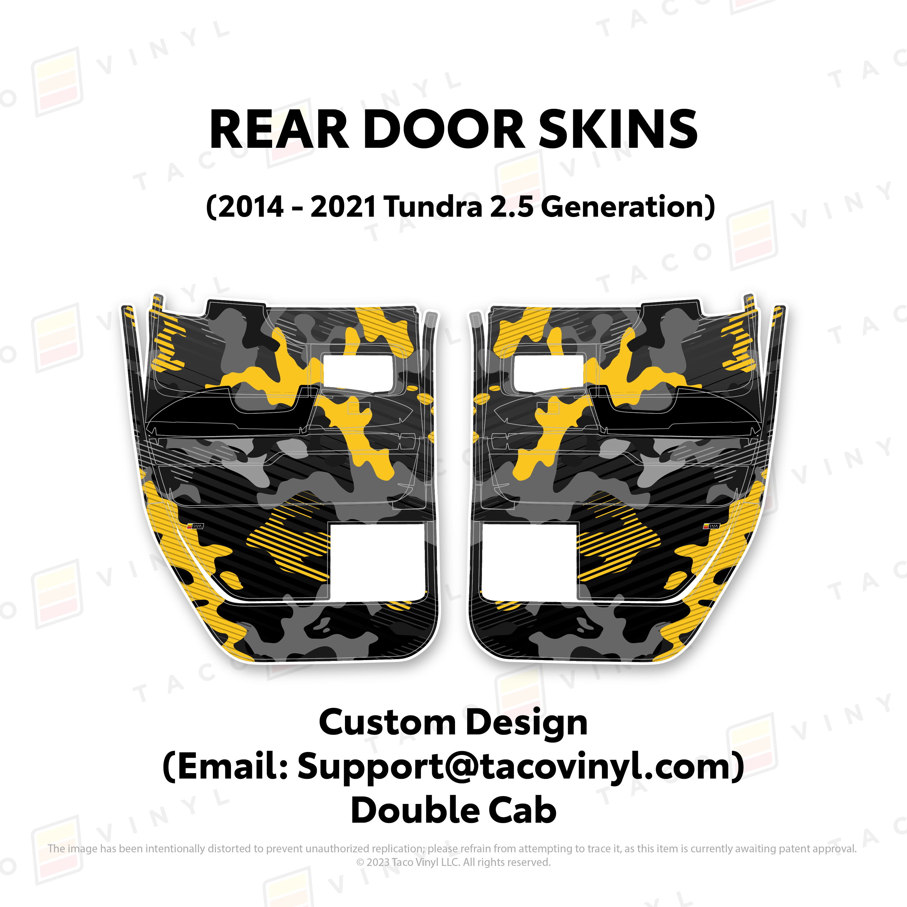 2014 - 2021  Door Skins For Tundra