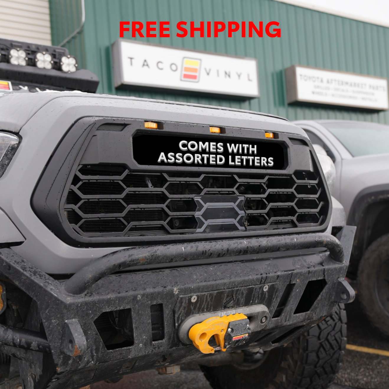 2016-23  Alpha Front Grille For Tacoma