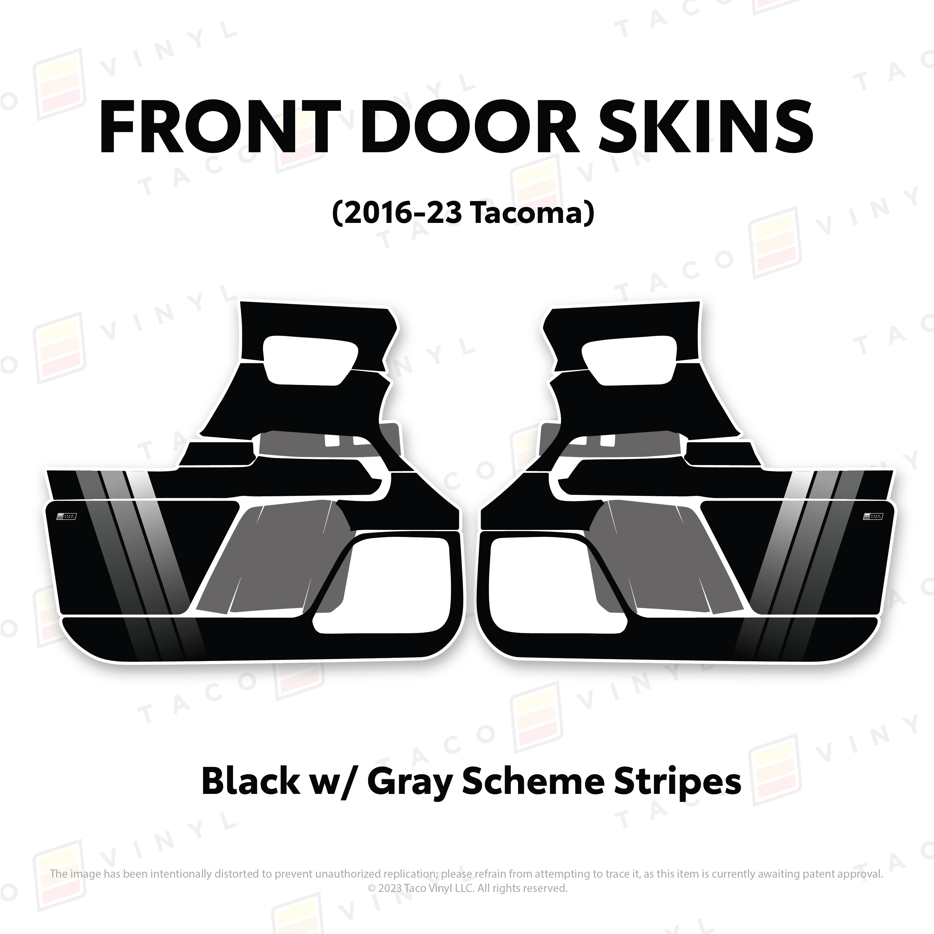 2016-23  Door Skins For Tacoma
