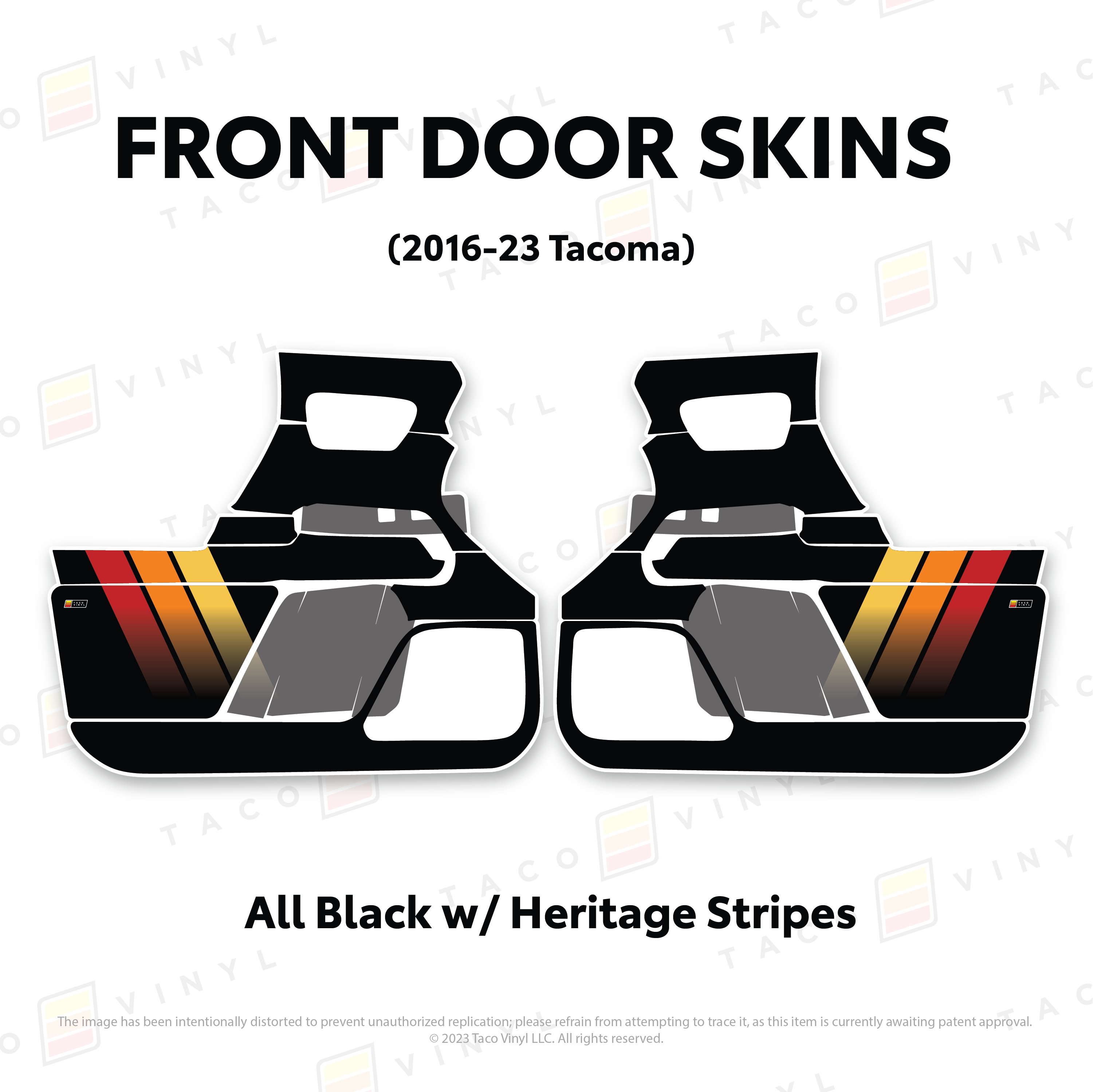 2016-23  Door Skins For Tacoma