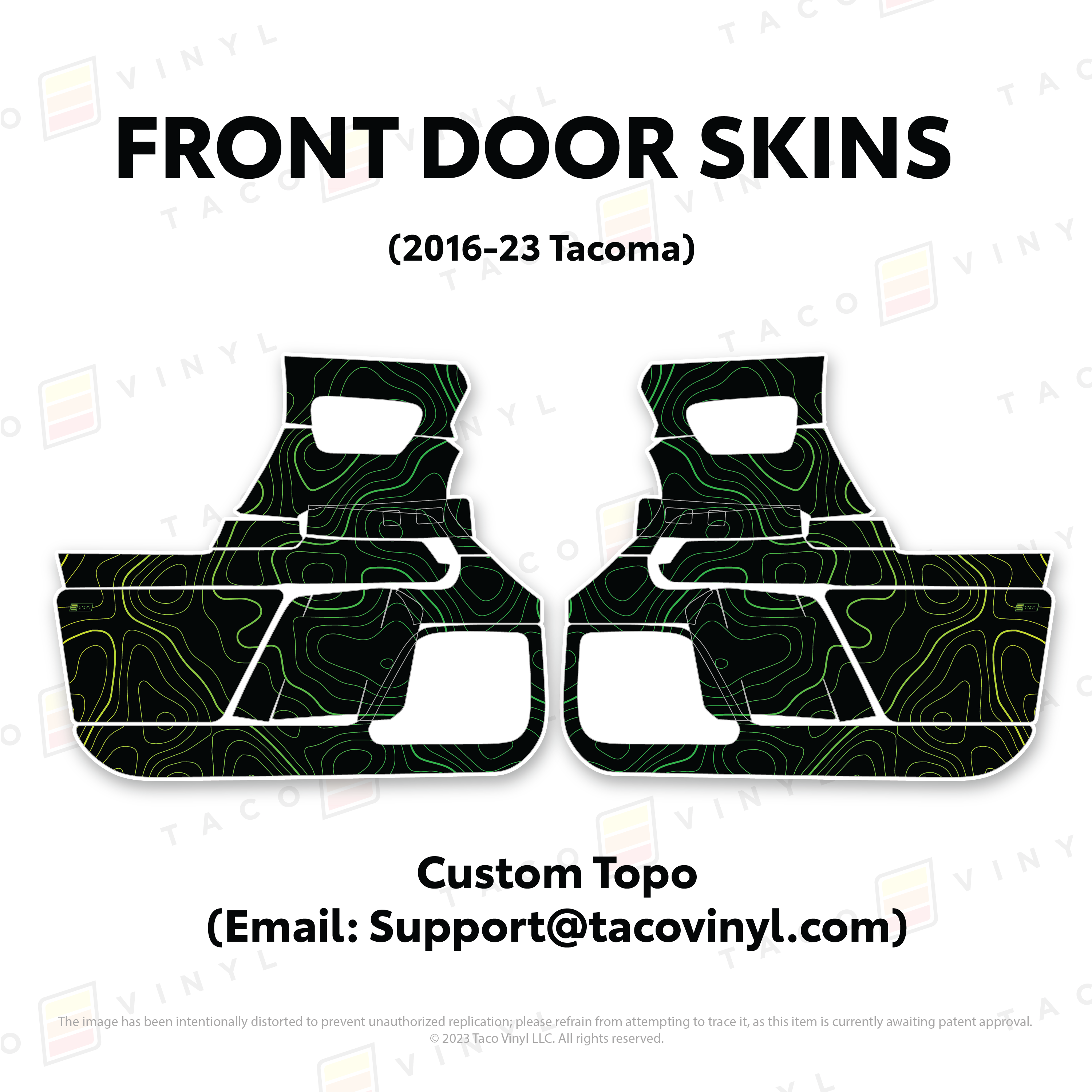 2016-23  Door Skins For Tacoma