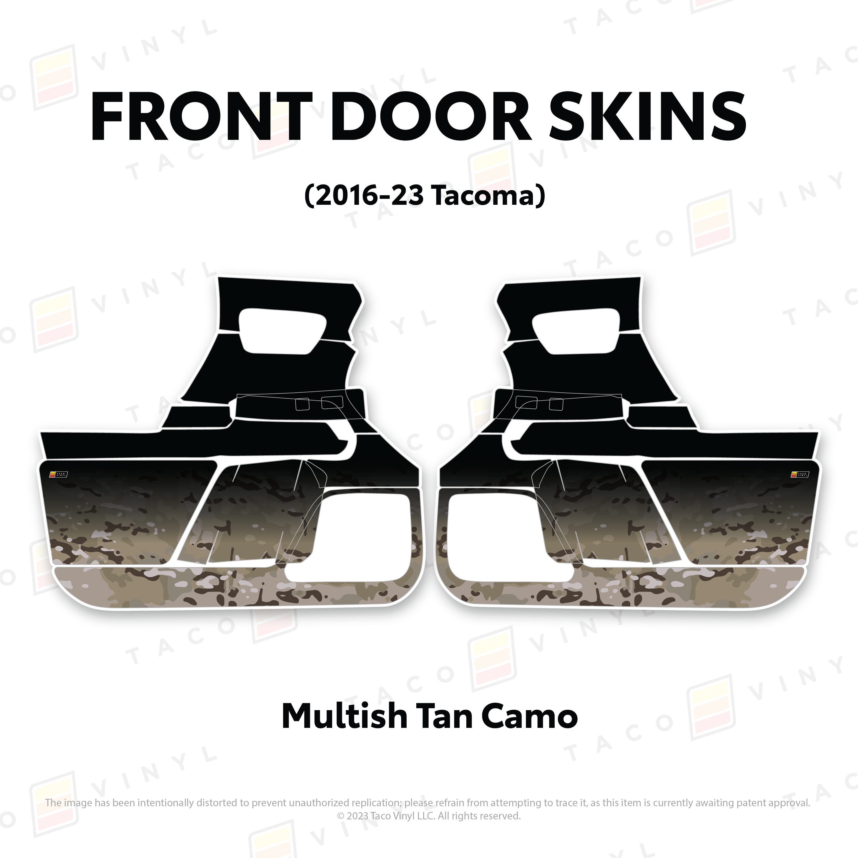 2016-23  Door Skins For Tacoma