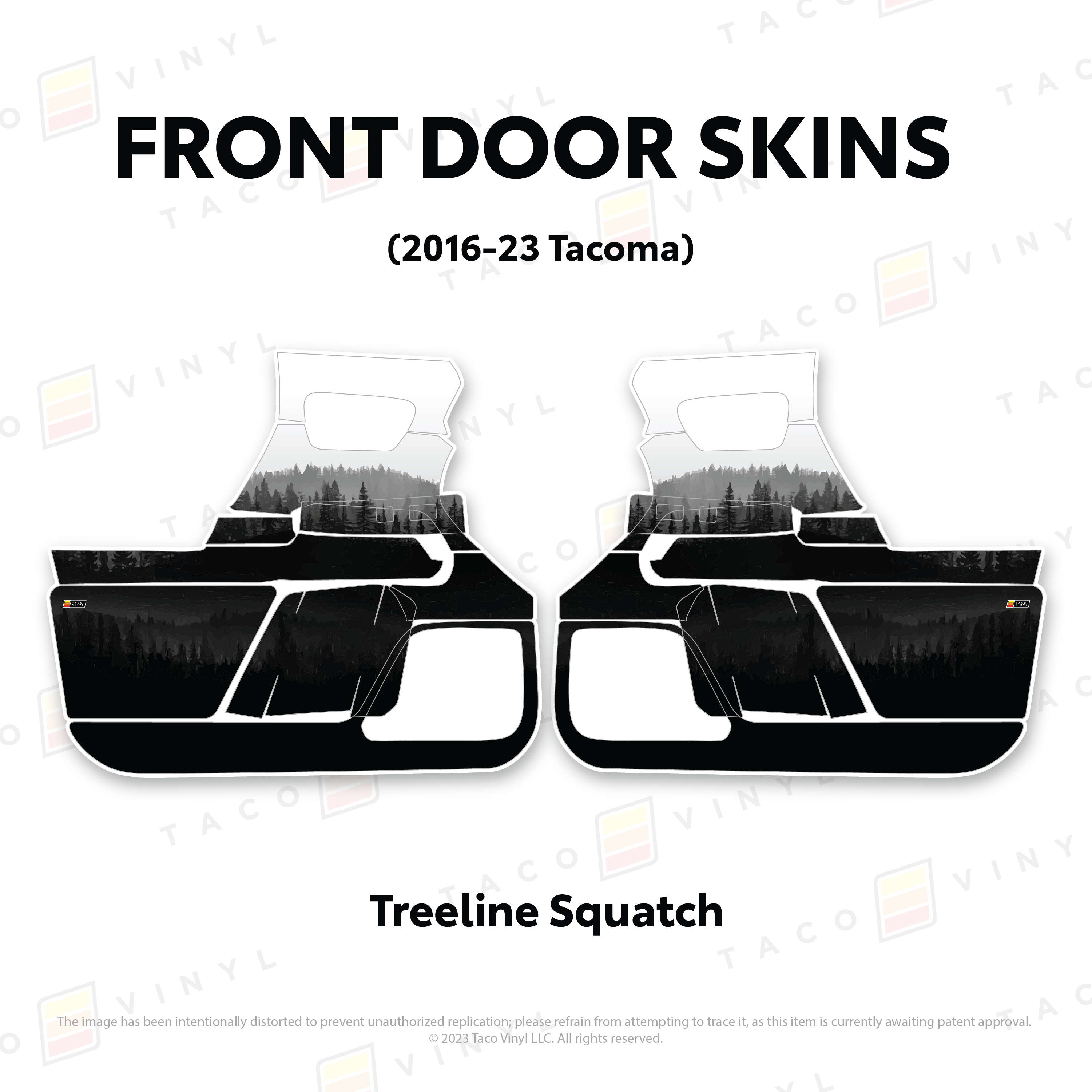 2016-23  Door Skins For Tacoma