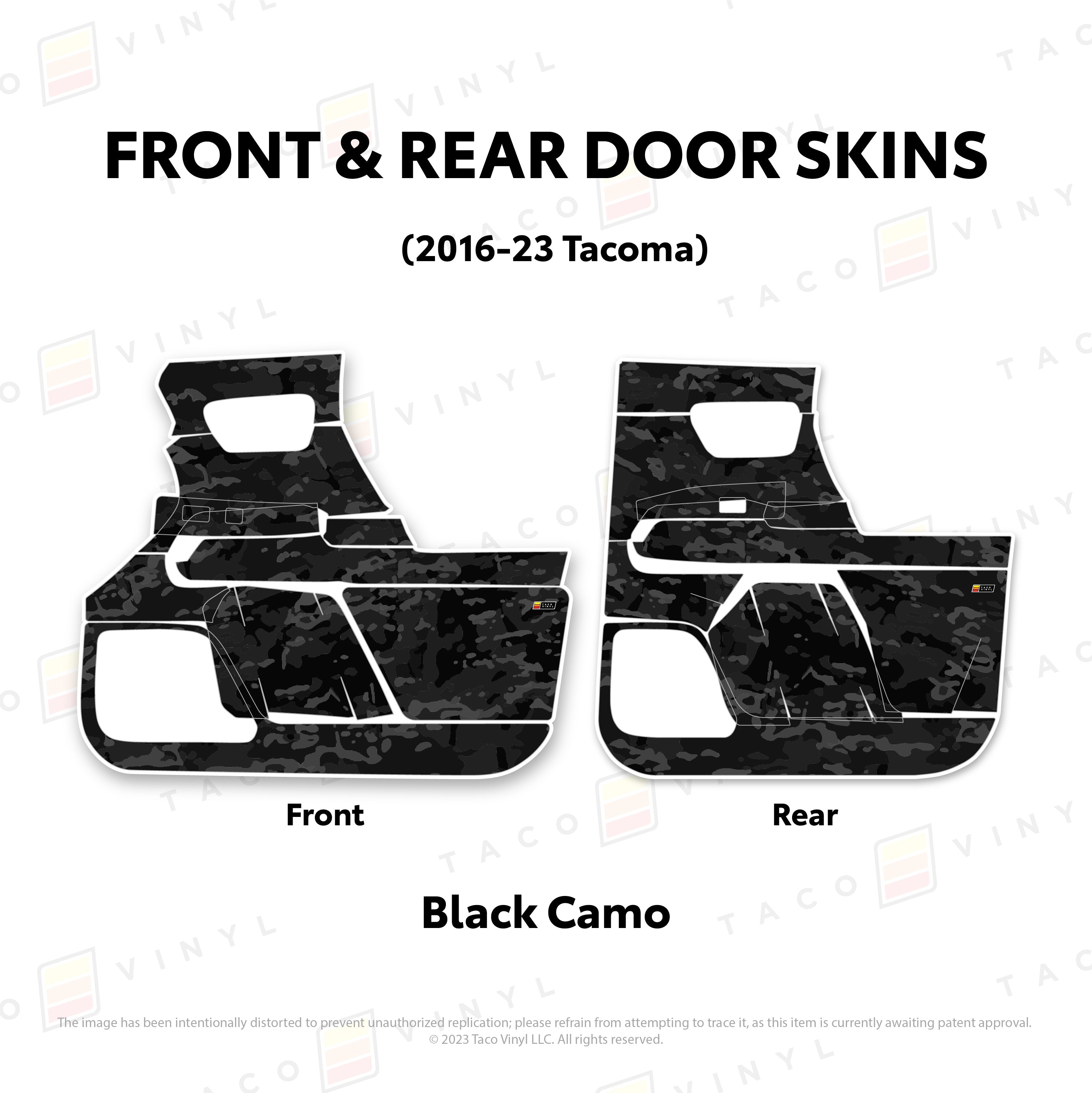 2016-23  Door Skins For Tacoma