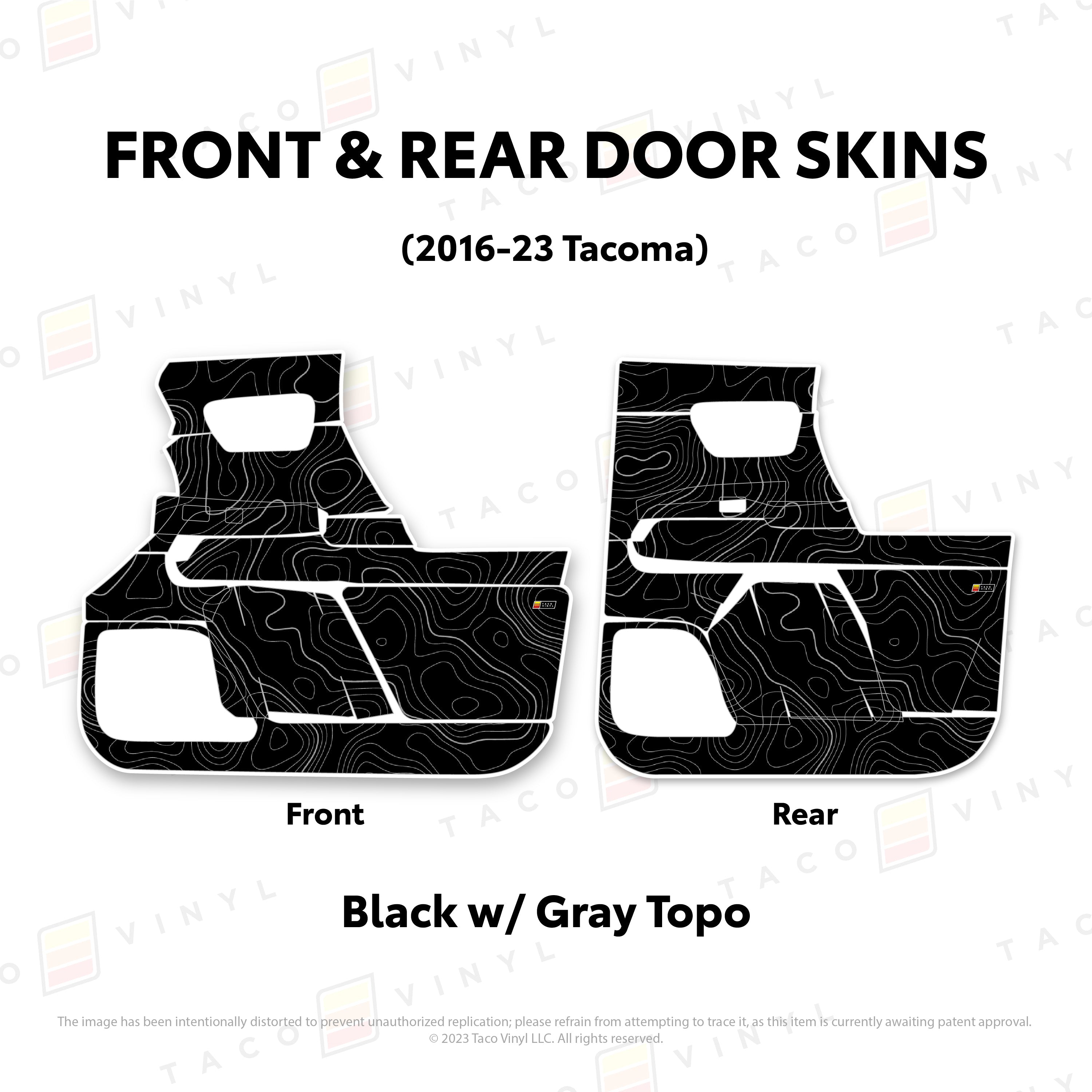 2016-23  Door Skins For Tacoma