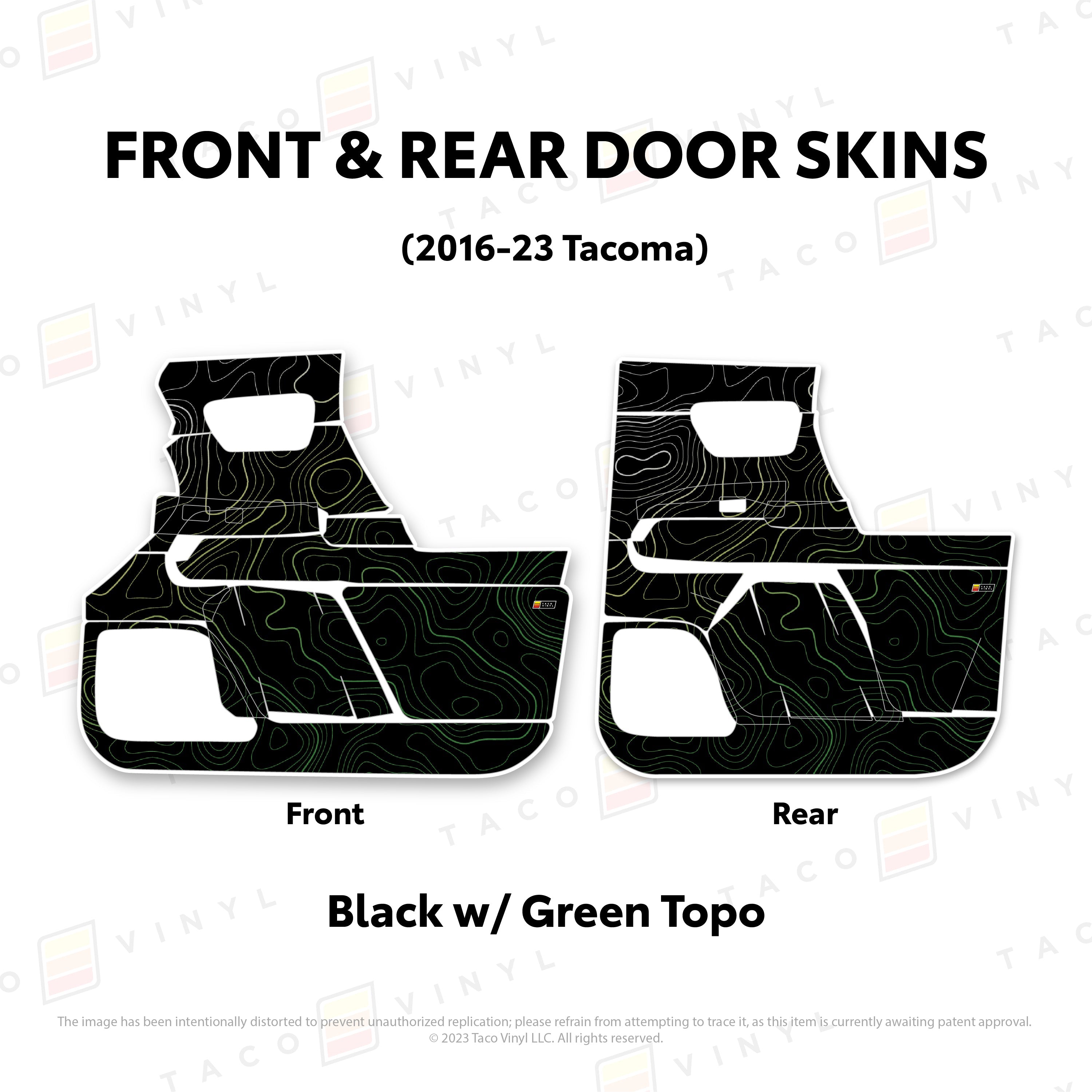 2016-23  Door Skins For Tacoma
