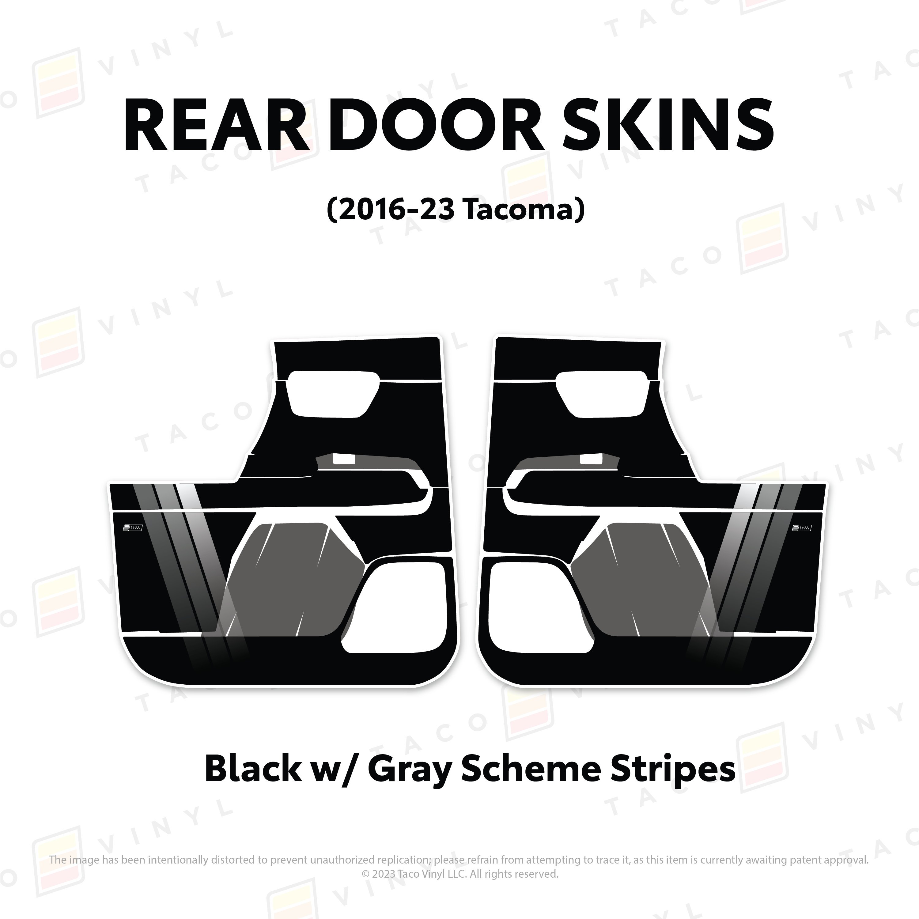 2016-23  Door Skins For Tacoma